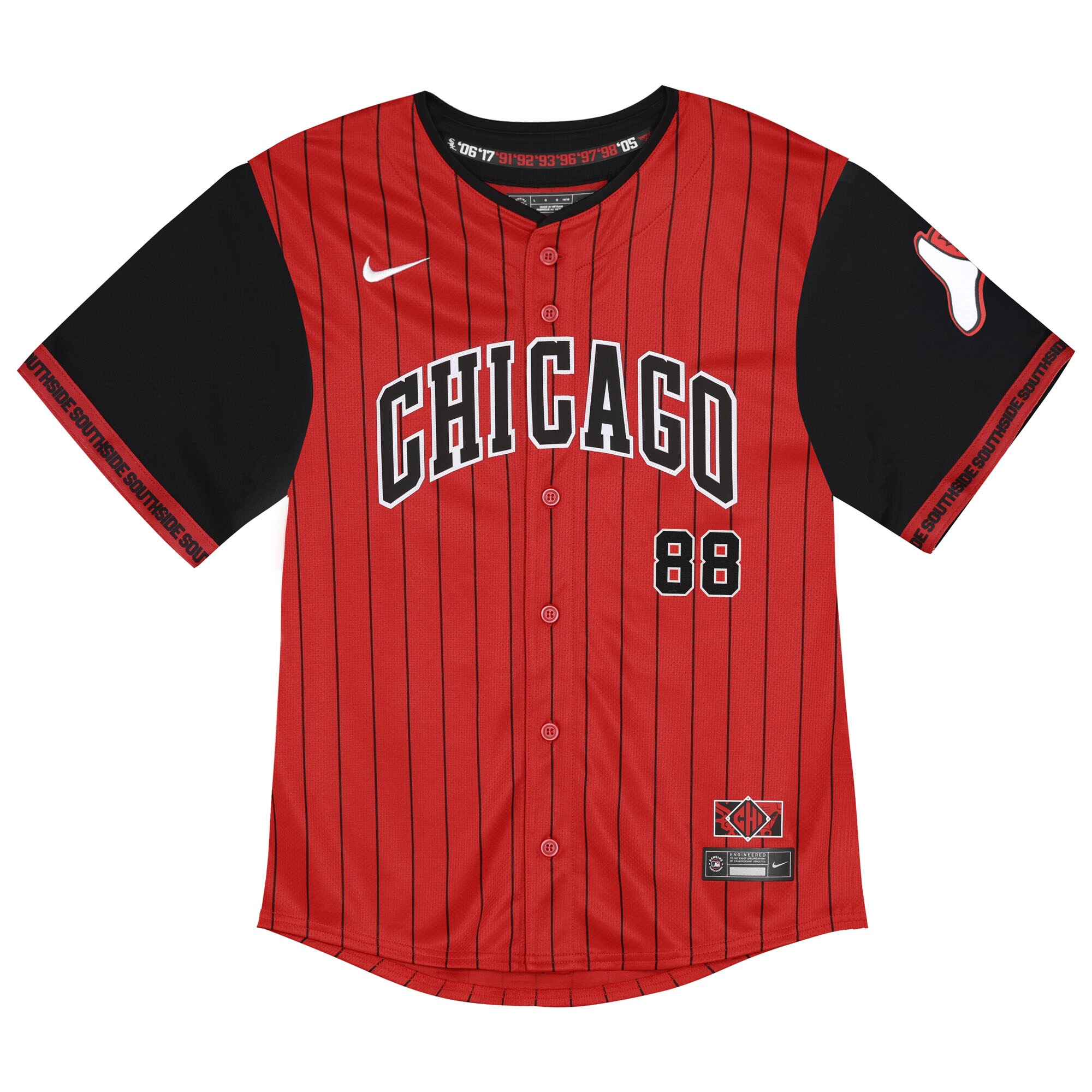 Luis Robert Jr. Chicago White Sox Toddler City Connect 2025 Limited Player Jersey – Red/Black