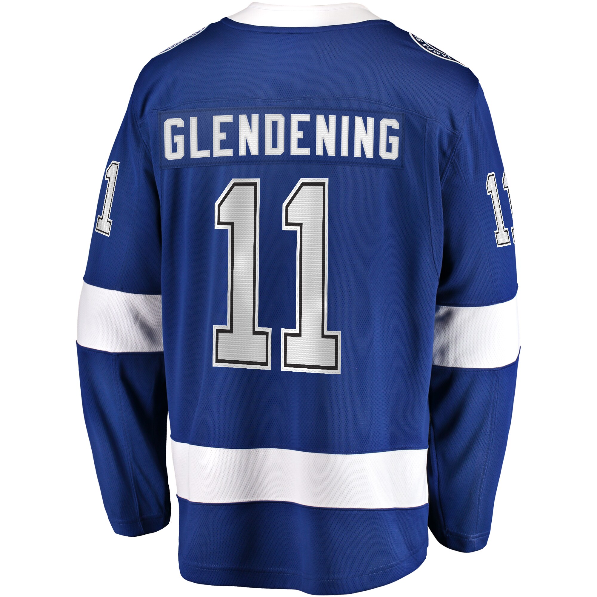 Luke Glendening Tampa Bay Lightning Fanatics Home Breakaway Jersey – Blue Clowdercats