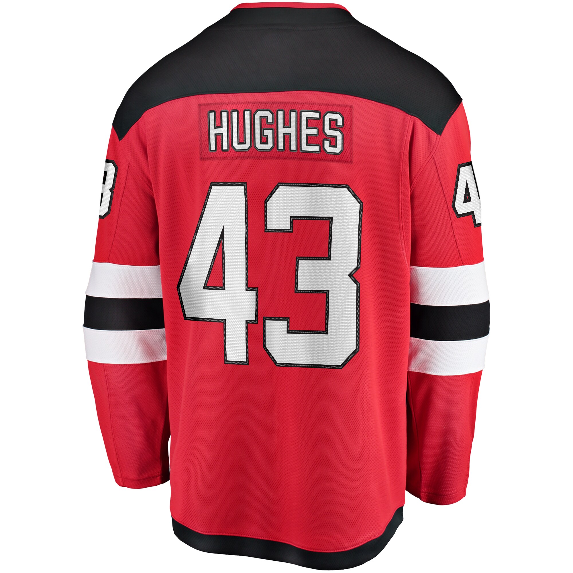 Luke Hughes New Jersey Devils Fanatics Home Breakaway Player Jersey – Red Clowdercats