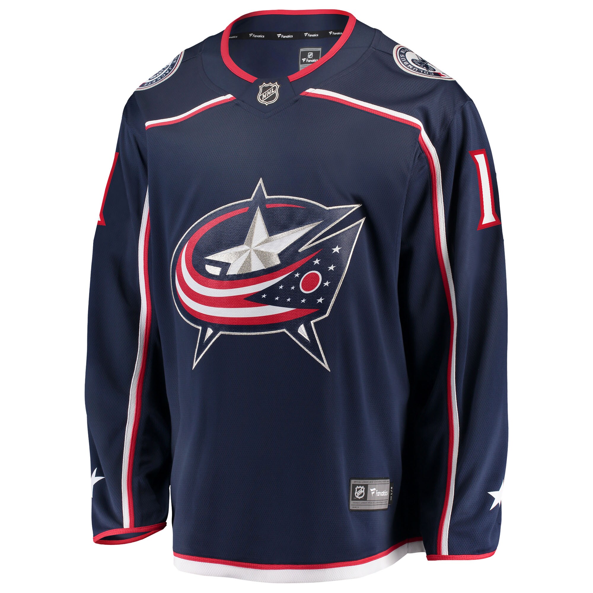 Luke Kunin Columbus Blue Jackets Fanatics Home Breakaway Jersey – Navy Clowdercats