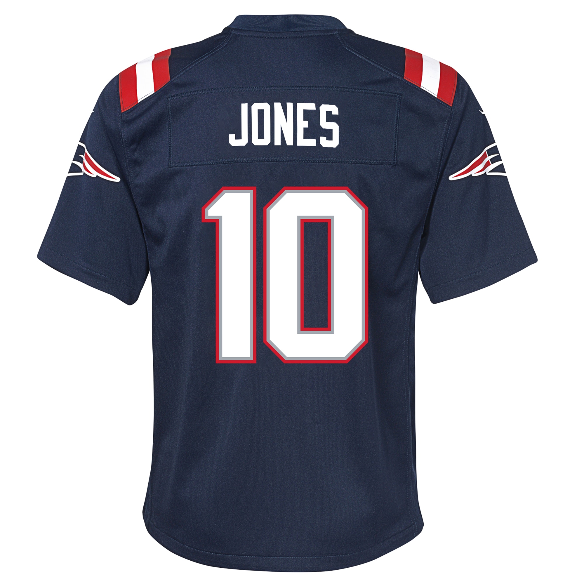 Mac Jones New England Patriots Nike Youth Game Jersey – Navy Clowdercats