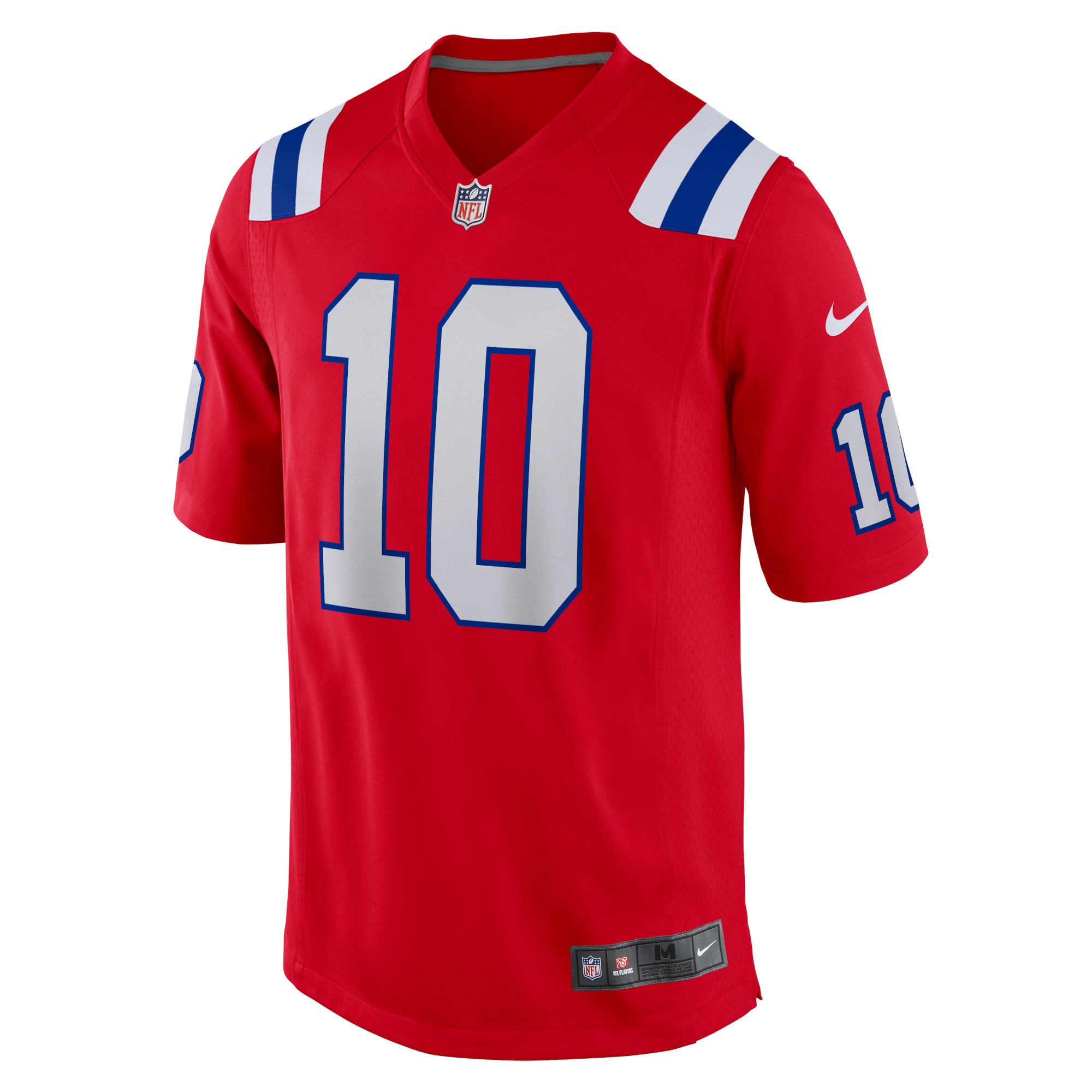 Mac Jones New England Patriots Nike Youth Game Jersey – Red Clowdercats