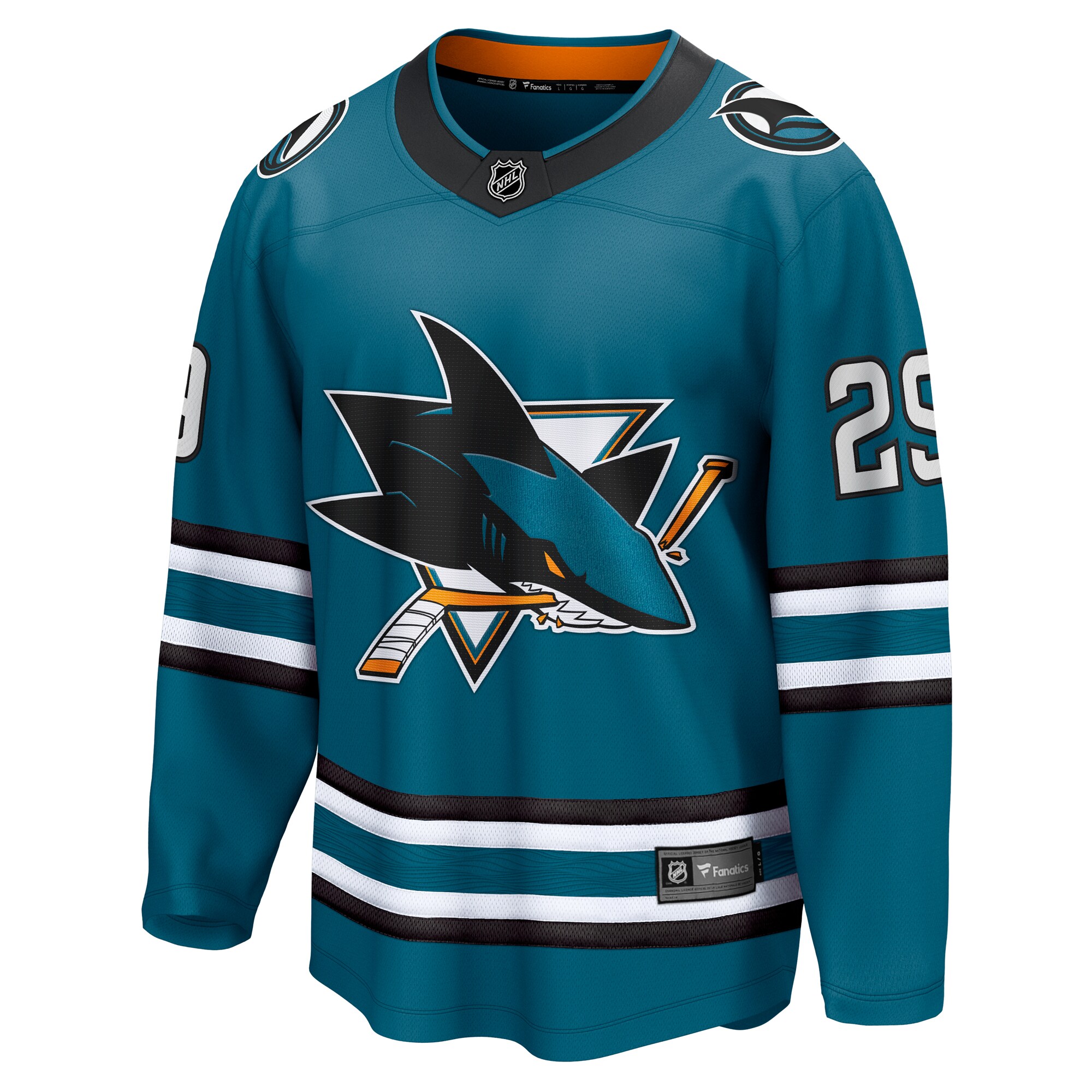 Mackenzie Blackwood San Jose Sharks Fanatics Home Breakaway Jersey – Teal Clowdercats