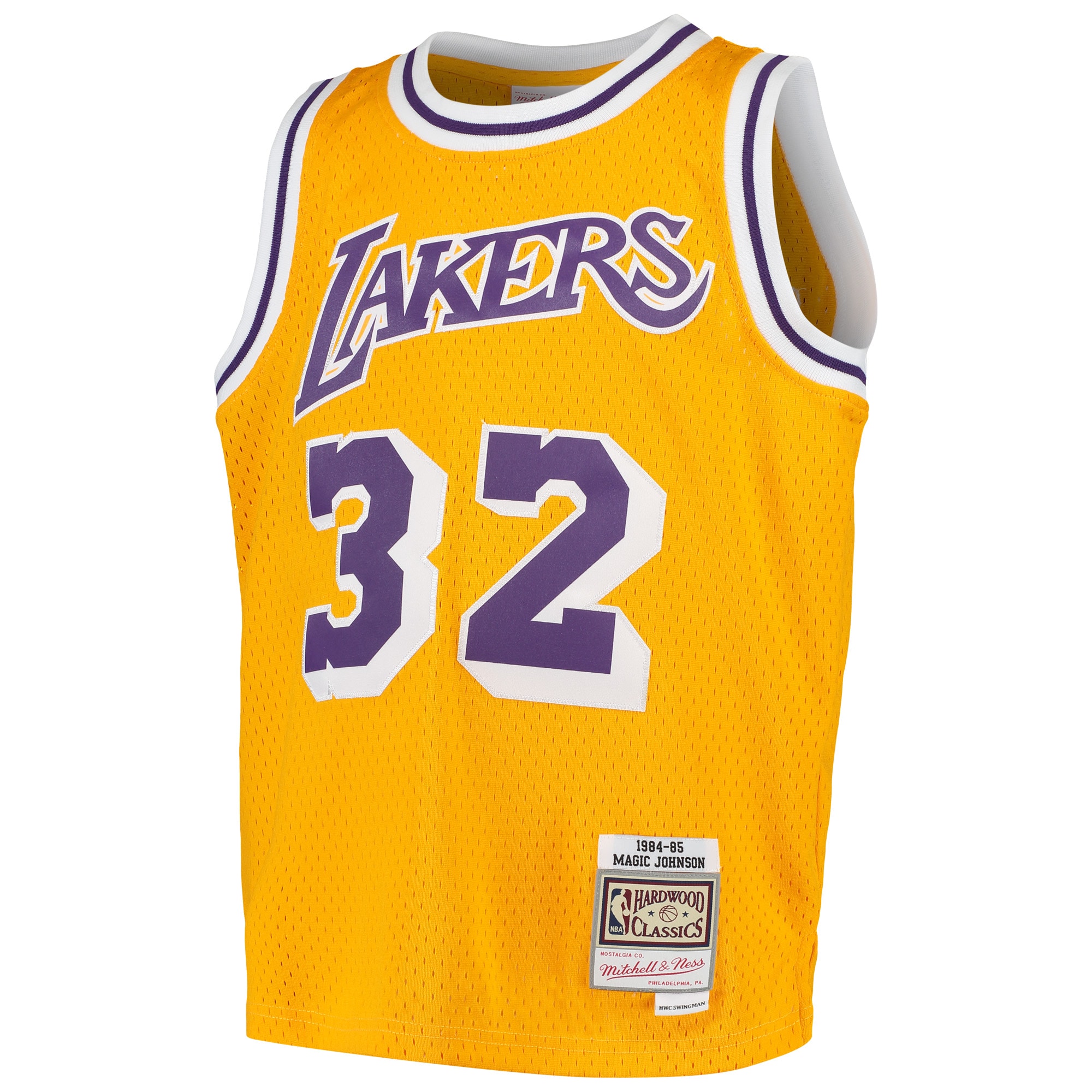 Magic Johnson Los Angeles Lakers Mitchell & Ness Youth Swingman Throwback Jersey – Gold Clowdercats