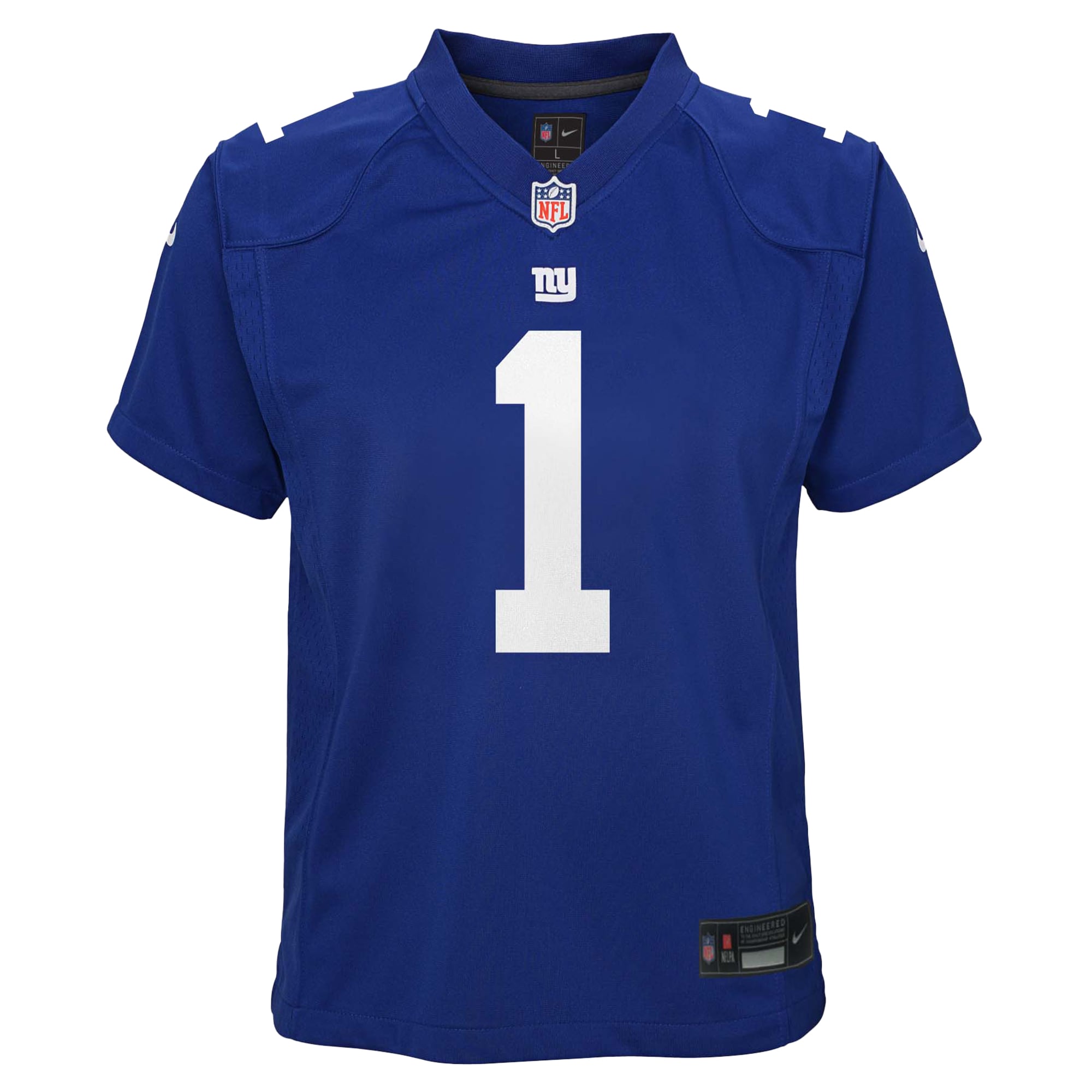 Malik Nabers New York Giants Nike Youth Game Jersey – Royal Clowdercats