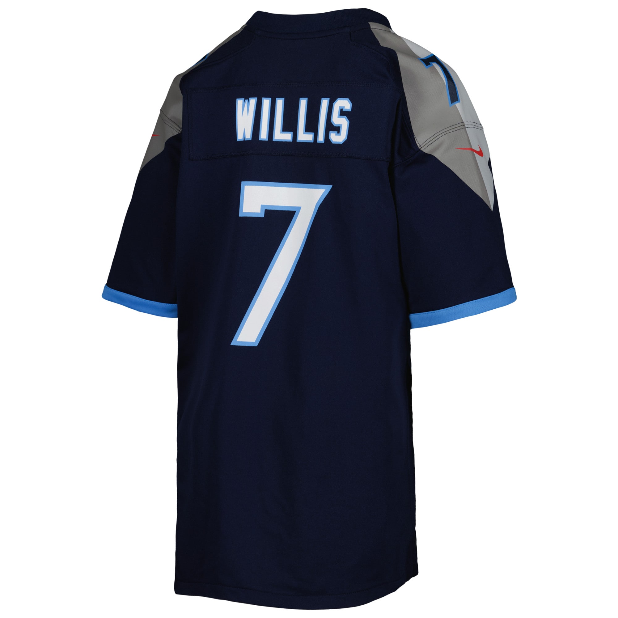 Malik Willis Tennessee Titans Nike Youth Game Jersey – Navy Clowdercats