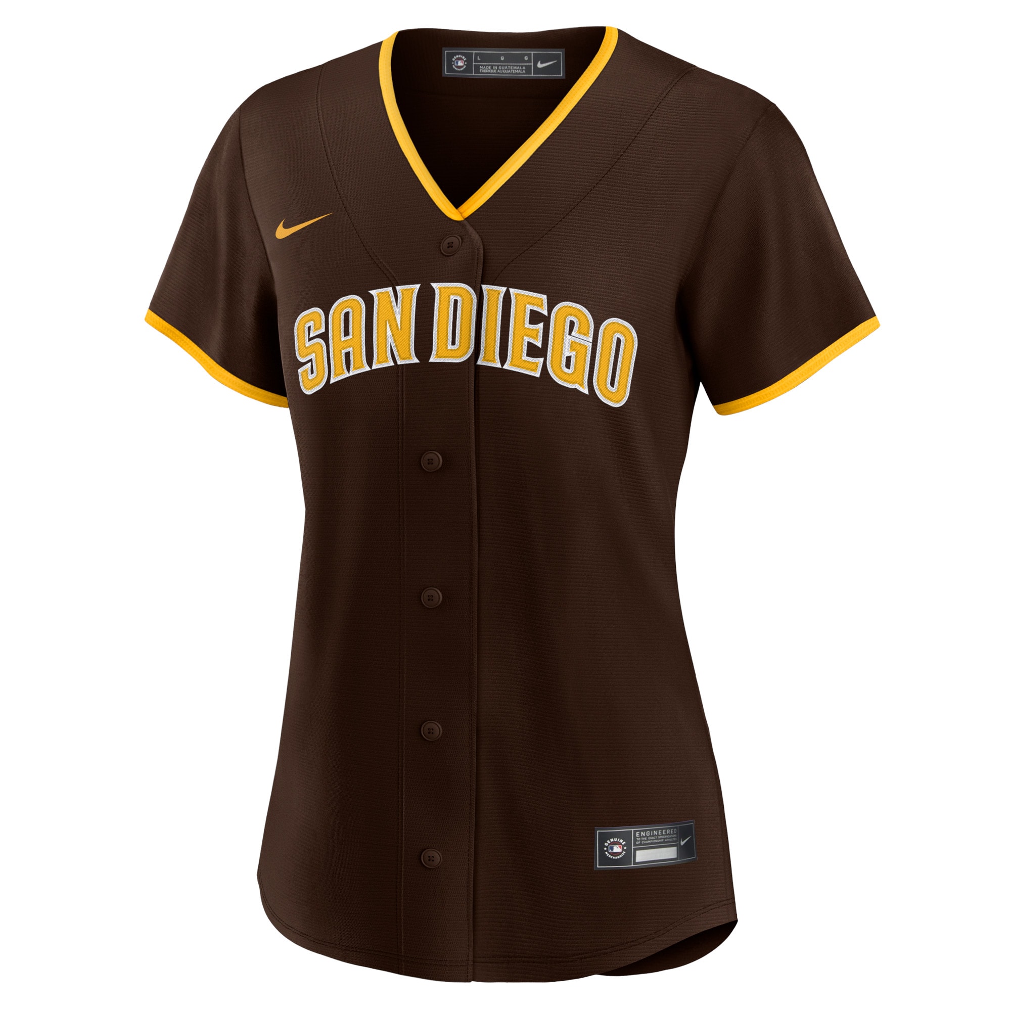Manny Machado San Diego Padres Nike Women’s Road Replica Player Jersey – Brown