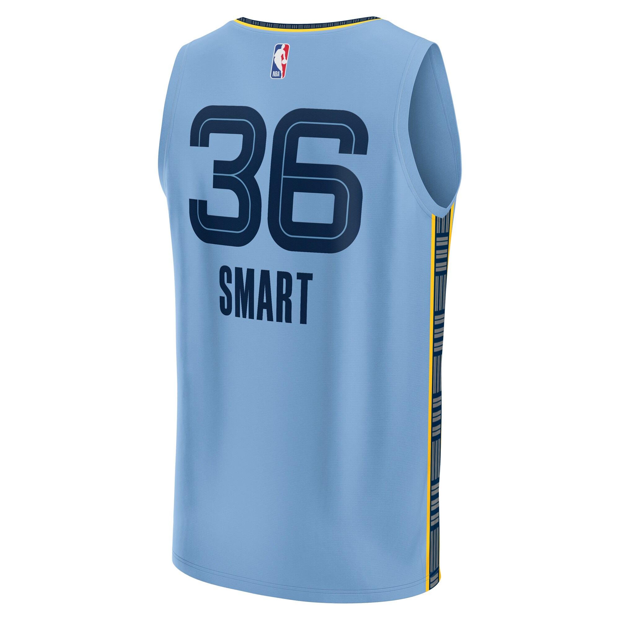 Marcus Smart Memphis Grizzlies Fanatics Fast Break Player Jersey – Statement Edition – Light Blue Clowdercats