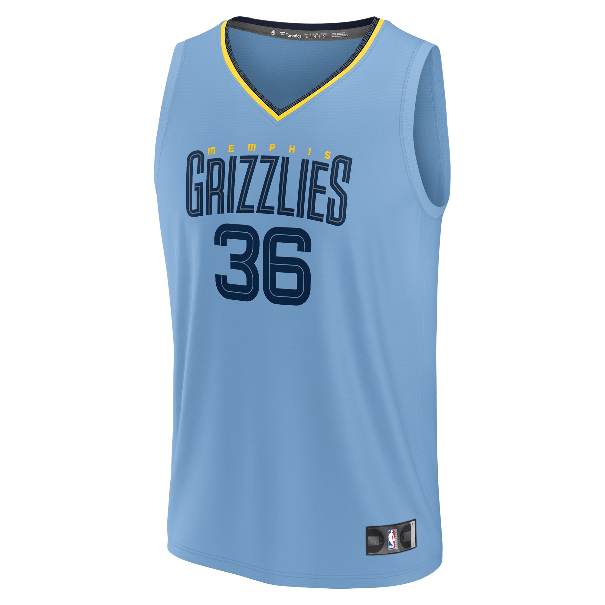 Marcus Smart Memphis Grizzlies Fanatics Youth Fast Break Player Jersey – Statement Edition – Light Blue Clowdercats