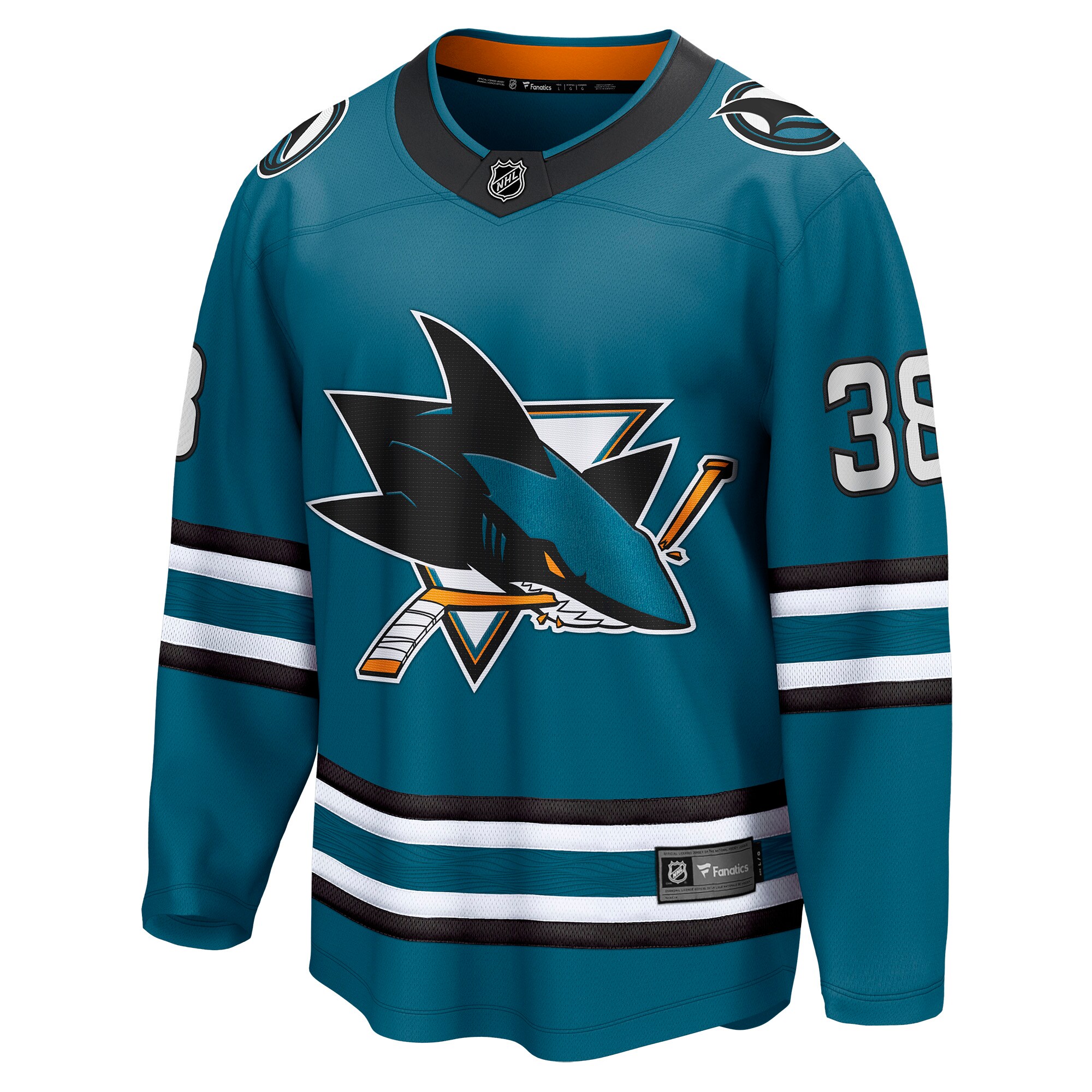 Mario Ferraro San Jose Sharks Fanatics Home Breakaway Player Jersey – Teal Clowdercats