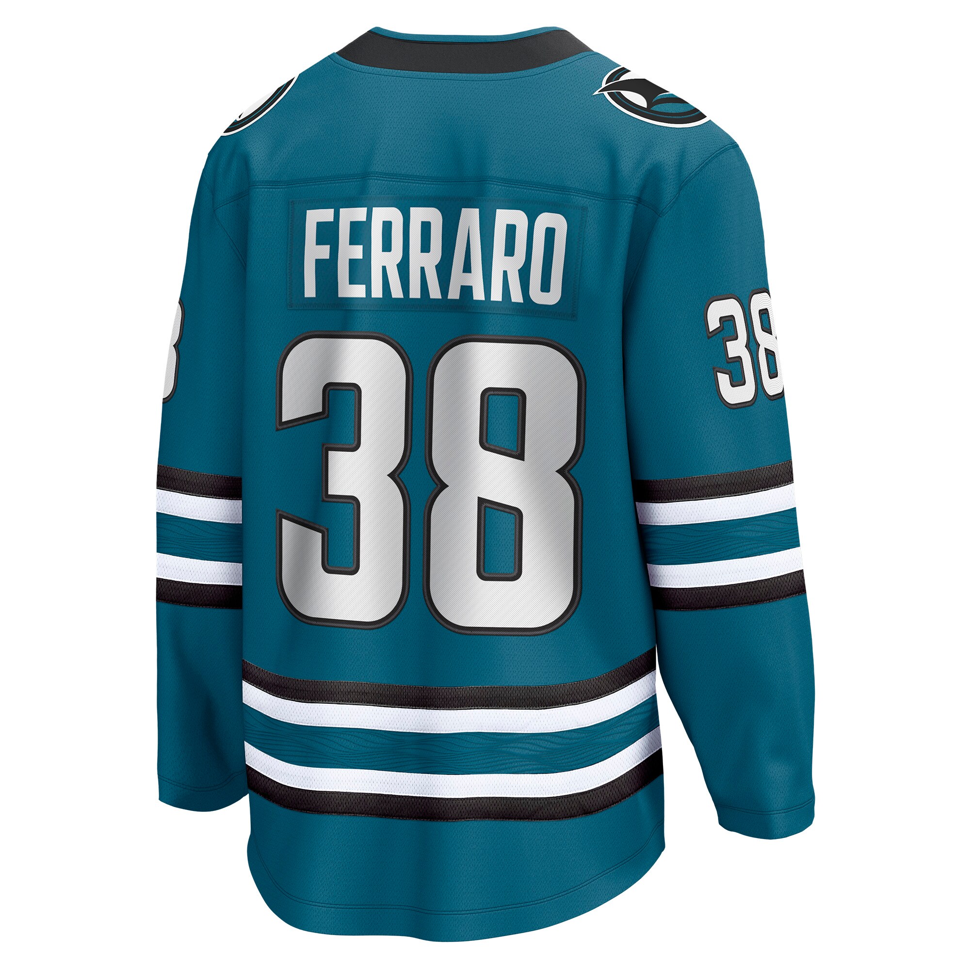 Mario Ferraro San Jose Sharks Fanatics Home Breakaway Player Jersey – Teal Clowdercats