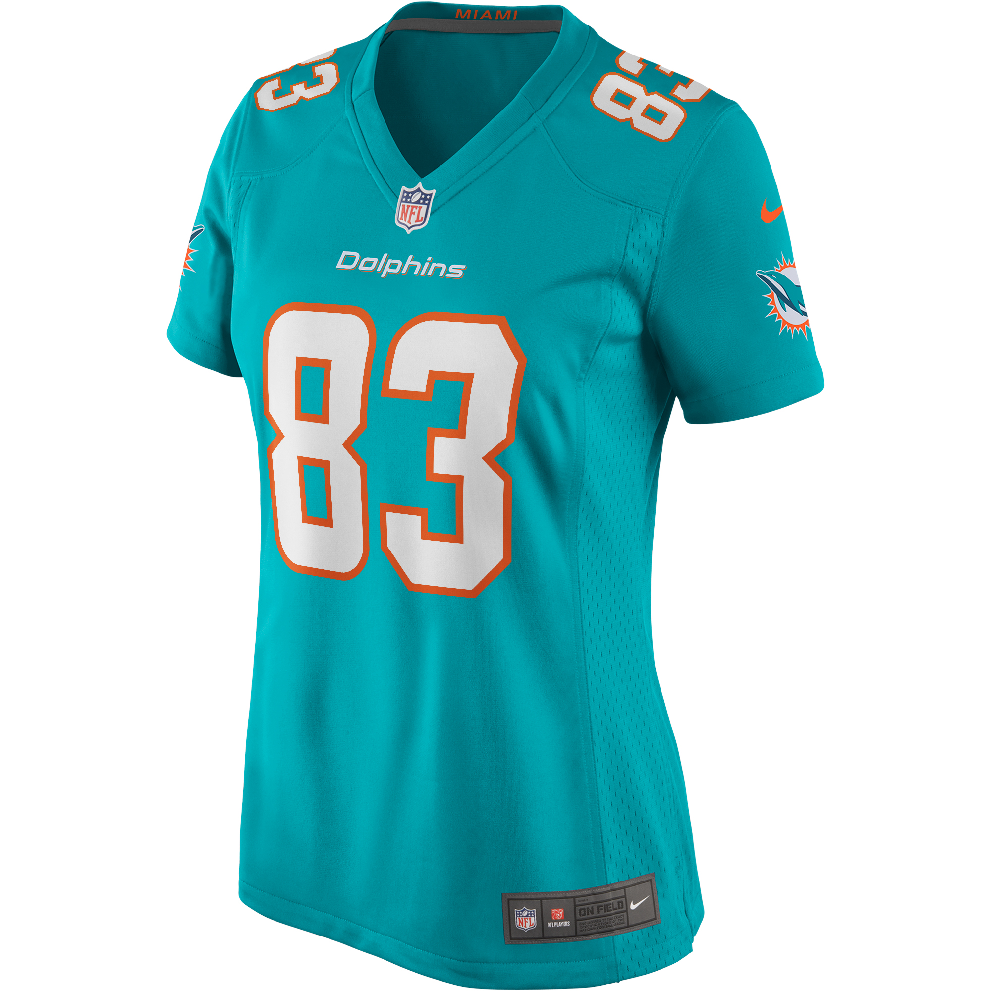 Mark Clayton Miami Dolphins Nike Women’s Game Retired Player Jersey – Aqua Clowdercats