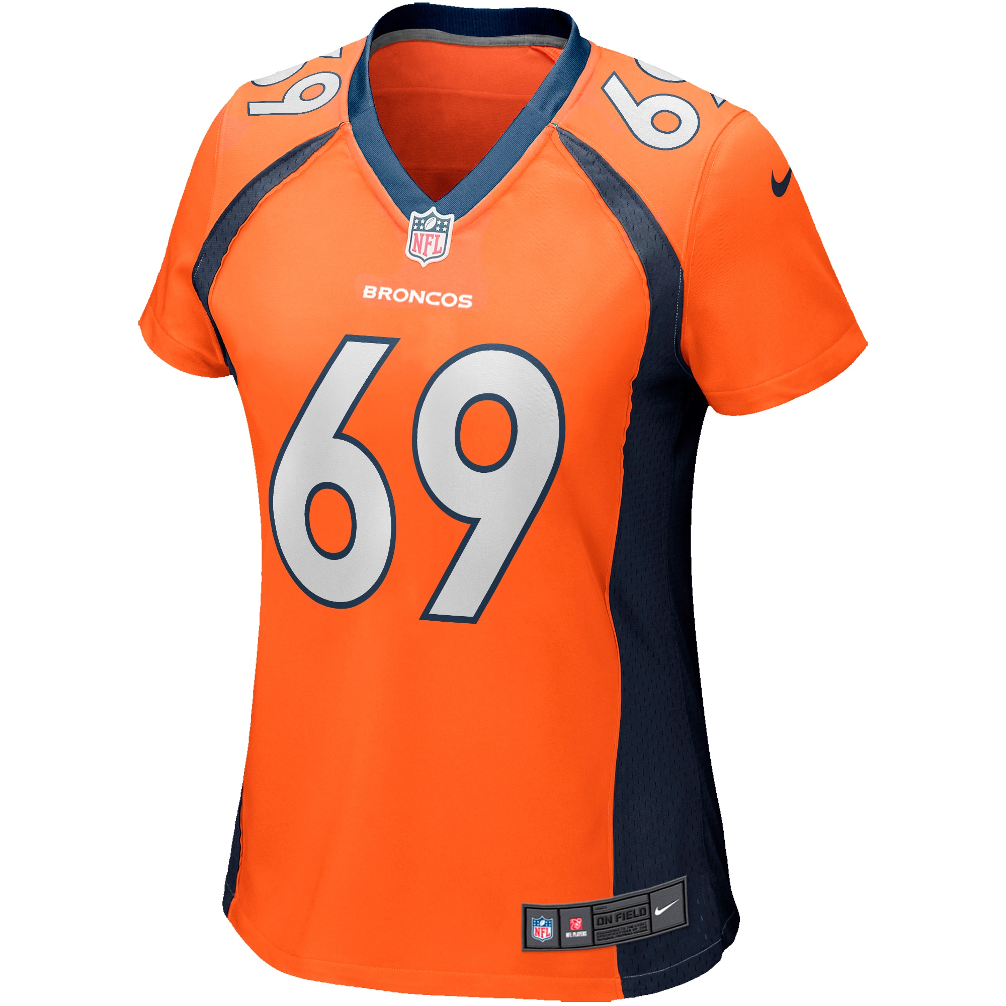 Mark Schlereth Denver Broncos Nike Women’s Game Retired Player Jersey – Orange Clowdercats