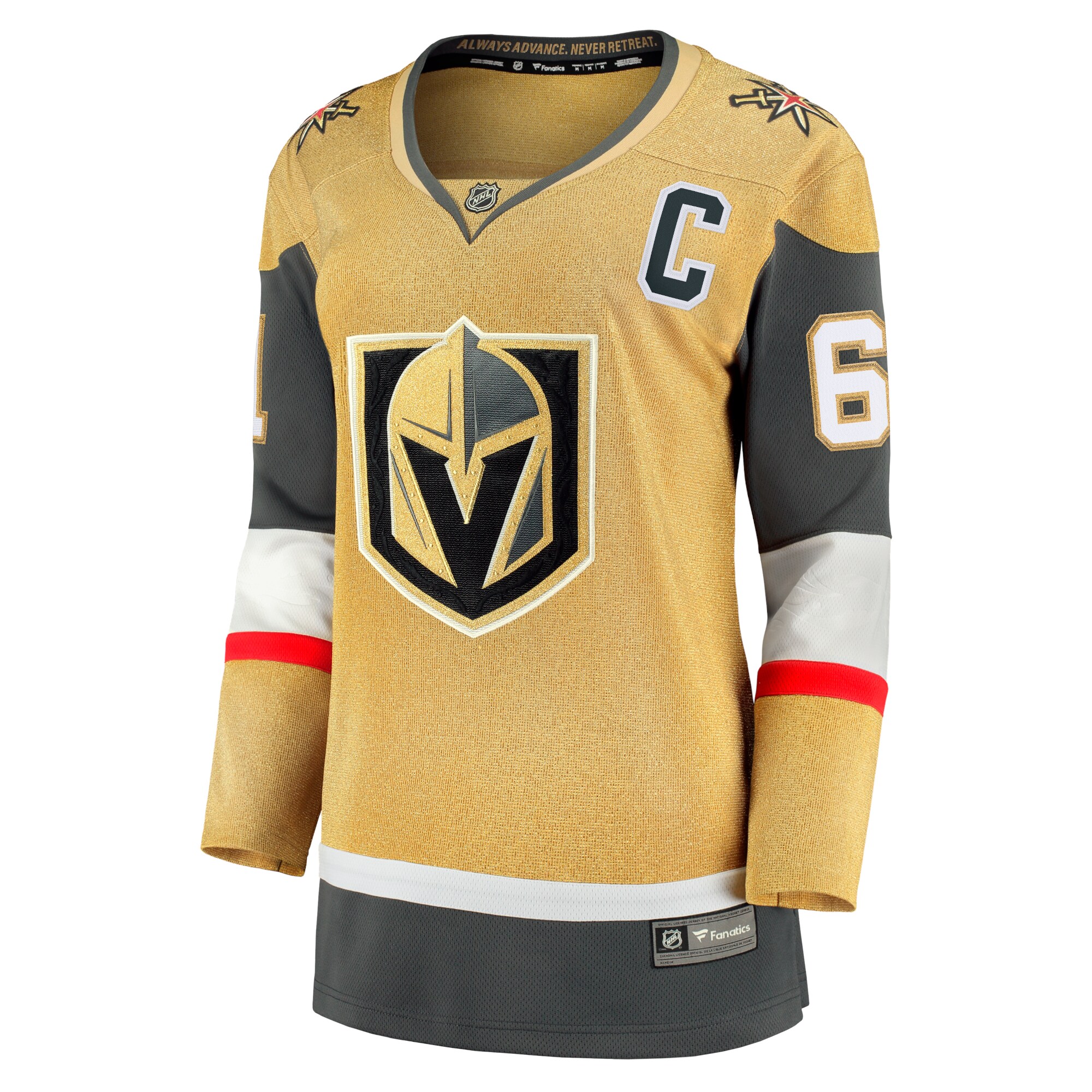 Mark Stone Vegas Golden Knights Fanatics Women’s Captain Patch Home Breakaway Player Jersey – Gold Clowdercats