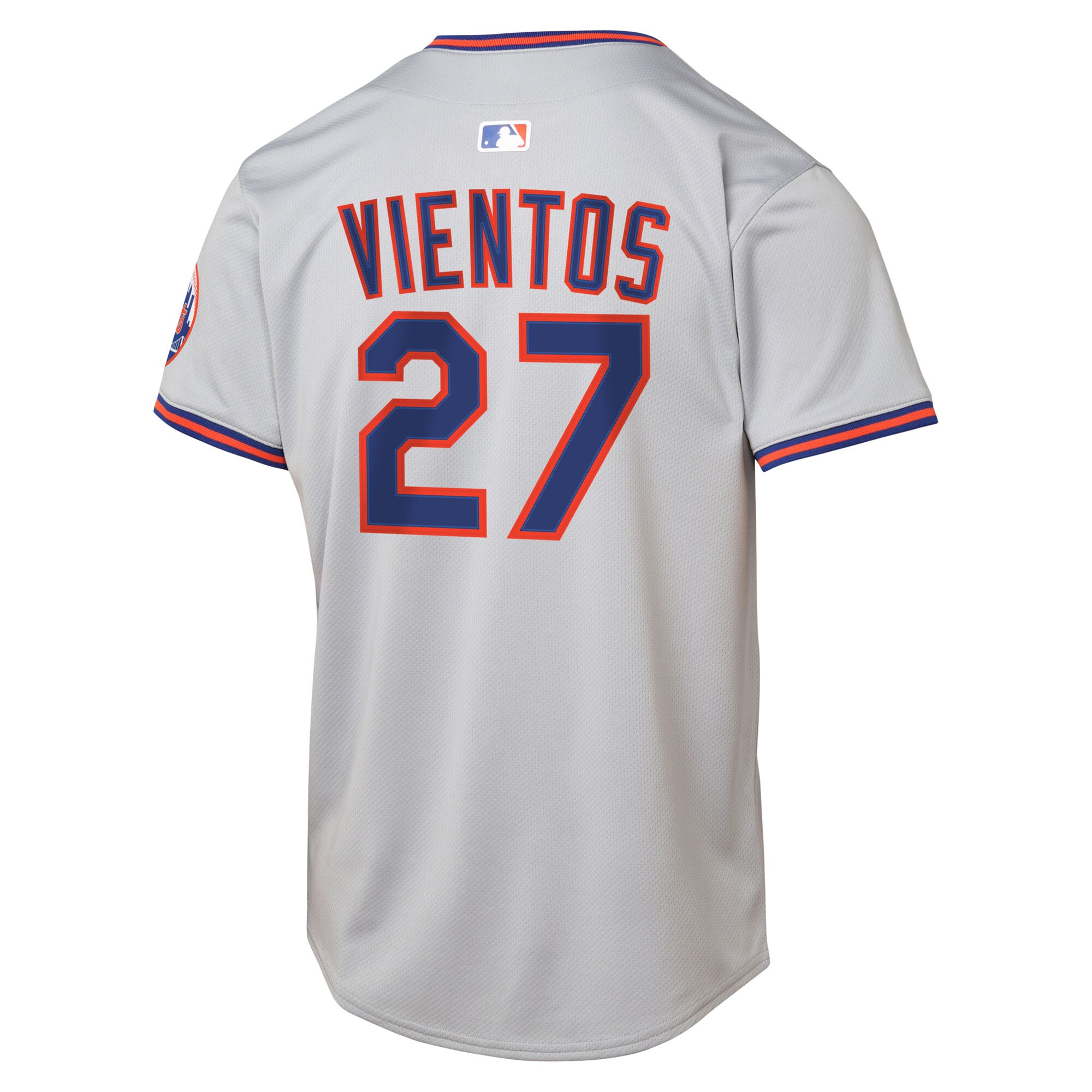 Mark Vientos New York Mets Nike Youth Road Limited Jersey – Gray