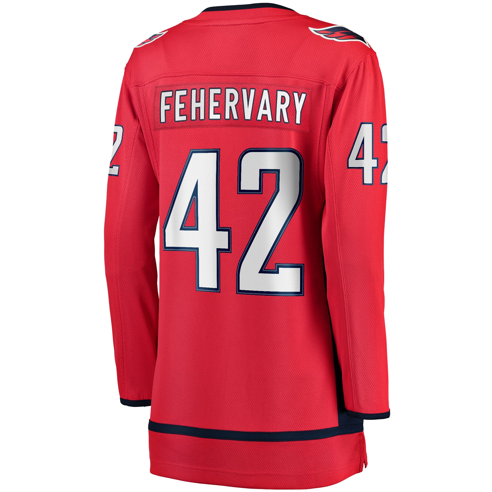 Martin Fehervary Washington Capitals Fanatics Women’s Home Breakaway Player Jersey – Red Clowdercats