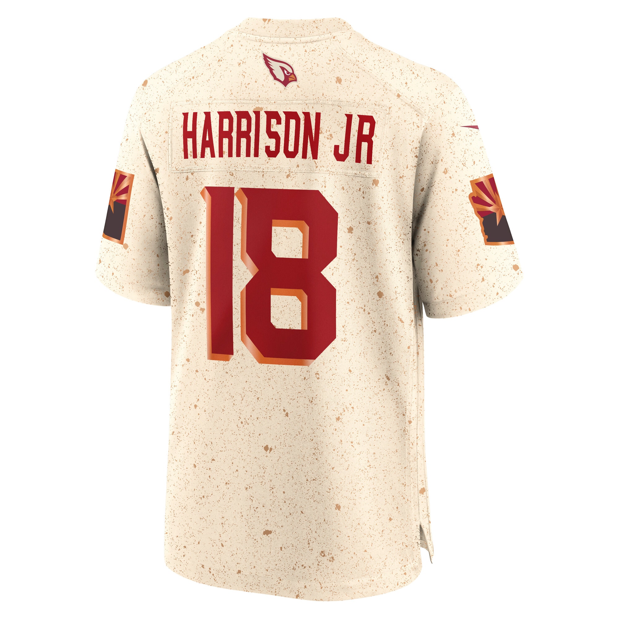 Marvin Harrison Jr. Arizona Cardinals Nike 2025 Rivalries Collection Game Jersey – Natural Clowdercats