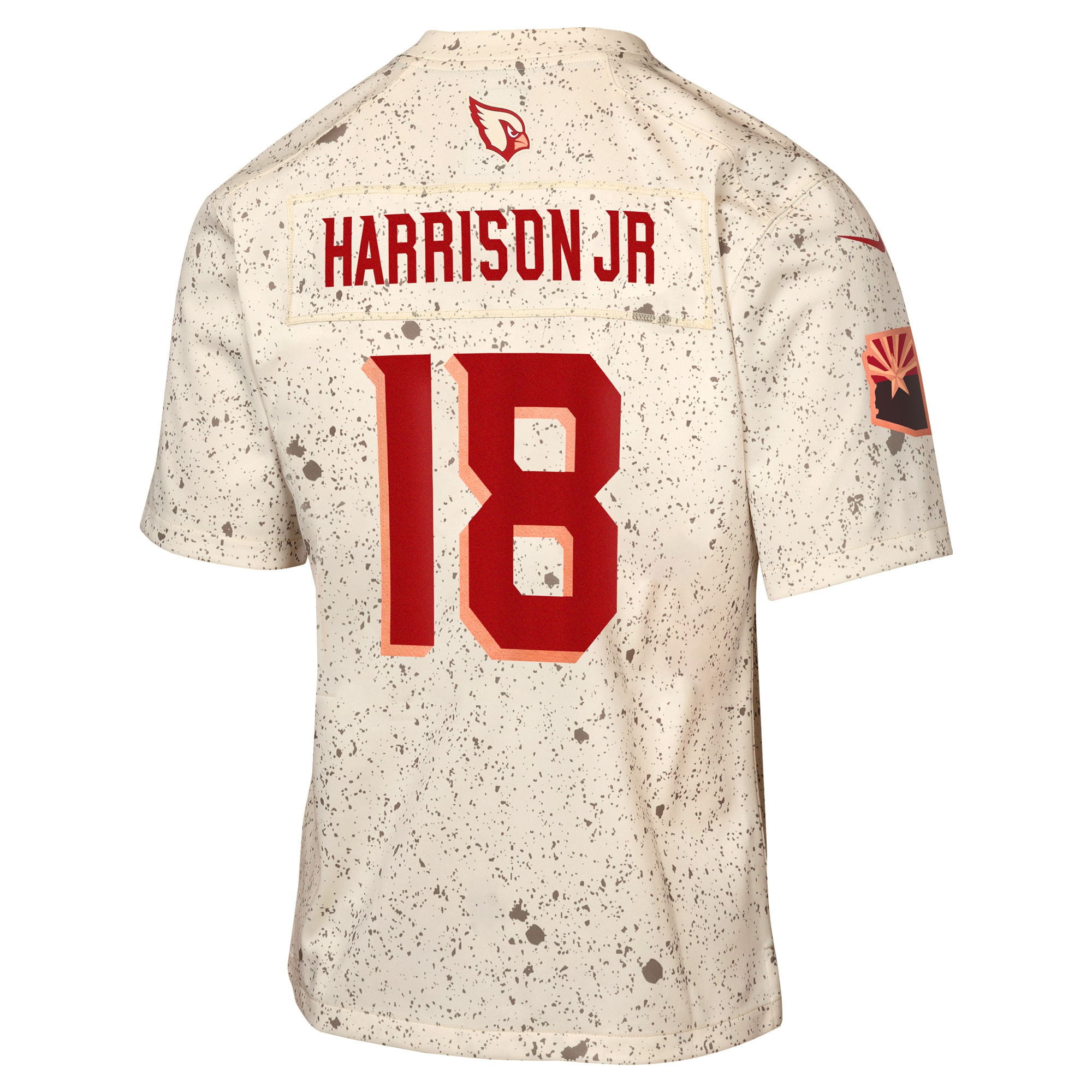 Marvin Harrison Jr. Arizona Cardinals Nike Youth 2025 Rivalries Collection Game Jersey – Natural Clowdercats
