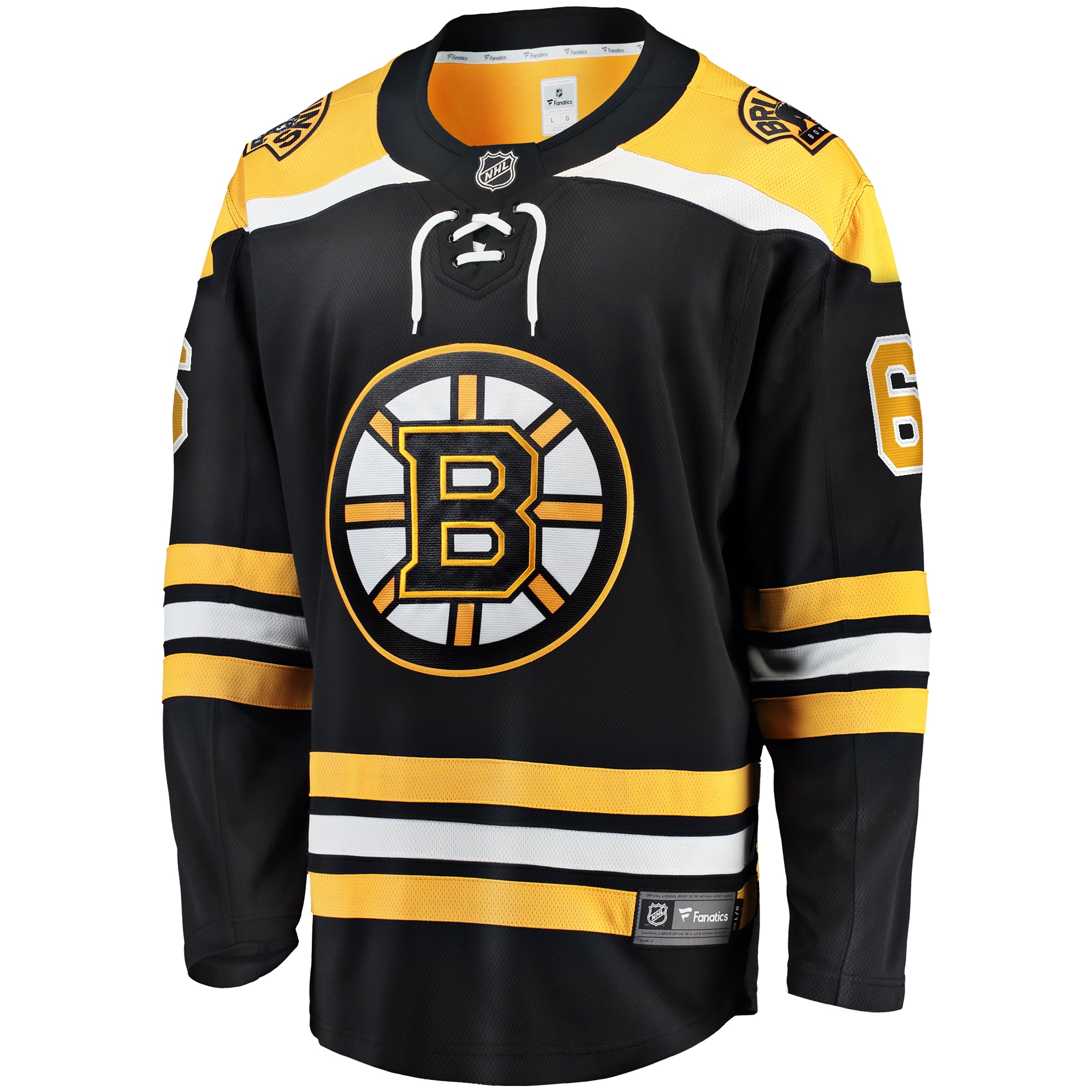 Mason Lohrei Boston Bruins Fanatics Home Premier Breakaway Player Jersey – Black Clowdercats