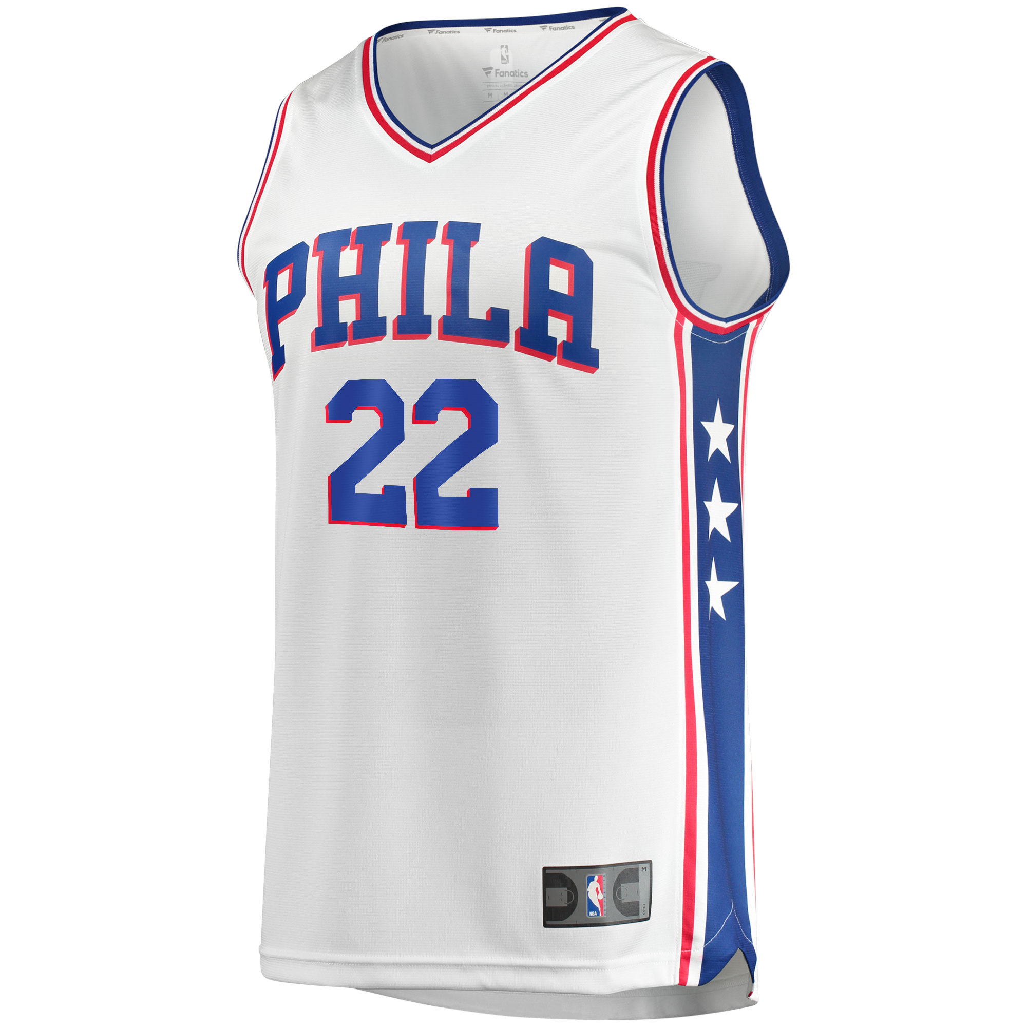Matisse Thybulle Philadelphia 76ers Fanatics Fast Break Replica Jersey – Association Edition – White Clowdercats