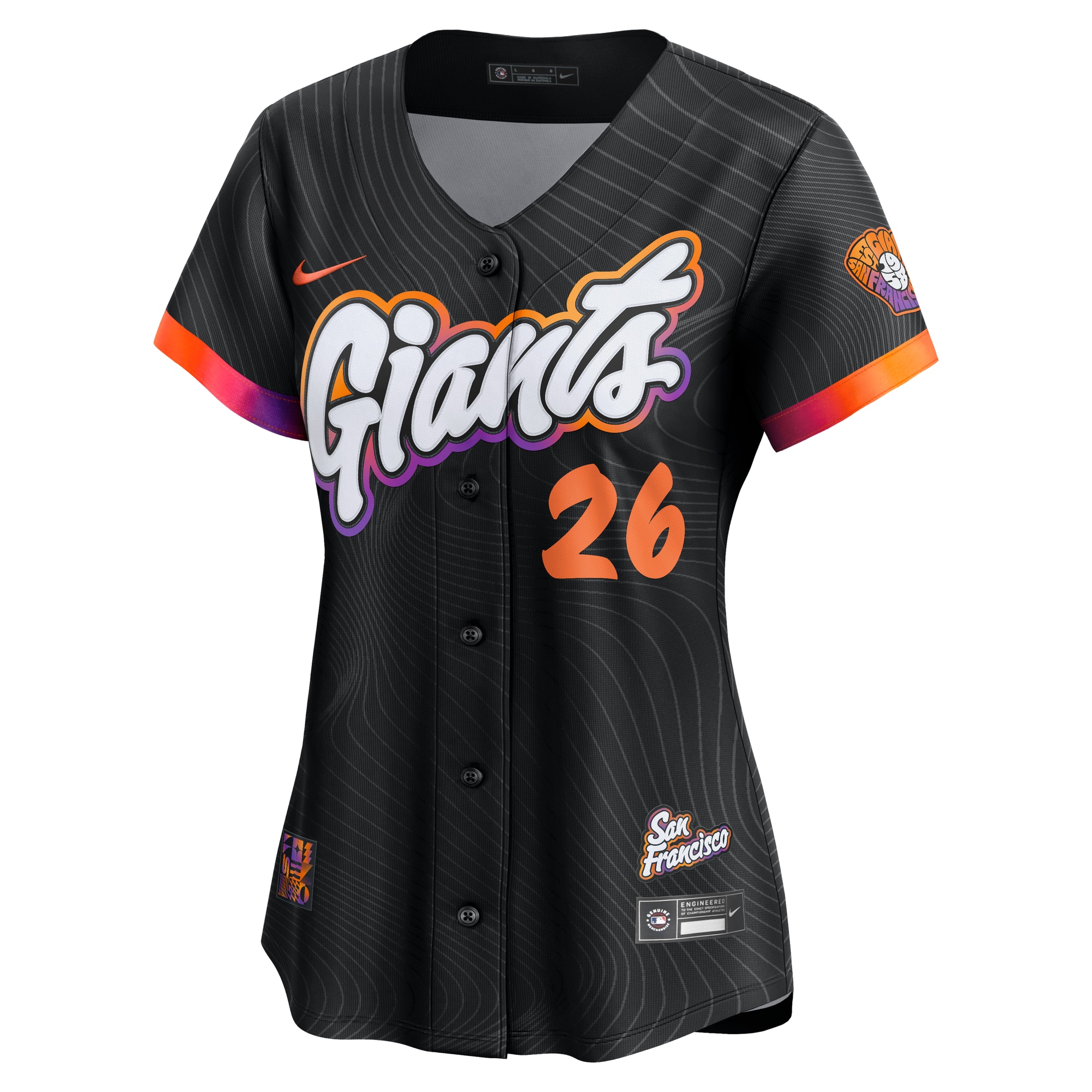 Matt Chapman San Francisco Giants Nike Women’s 2025 City Connect Limited Jersey – Anthracite