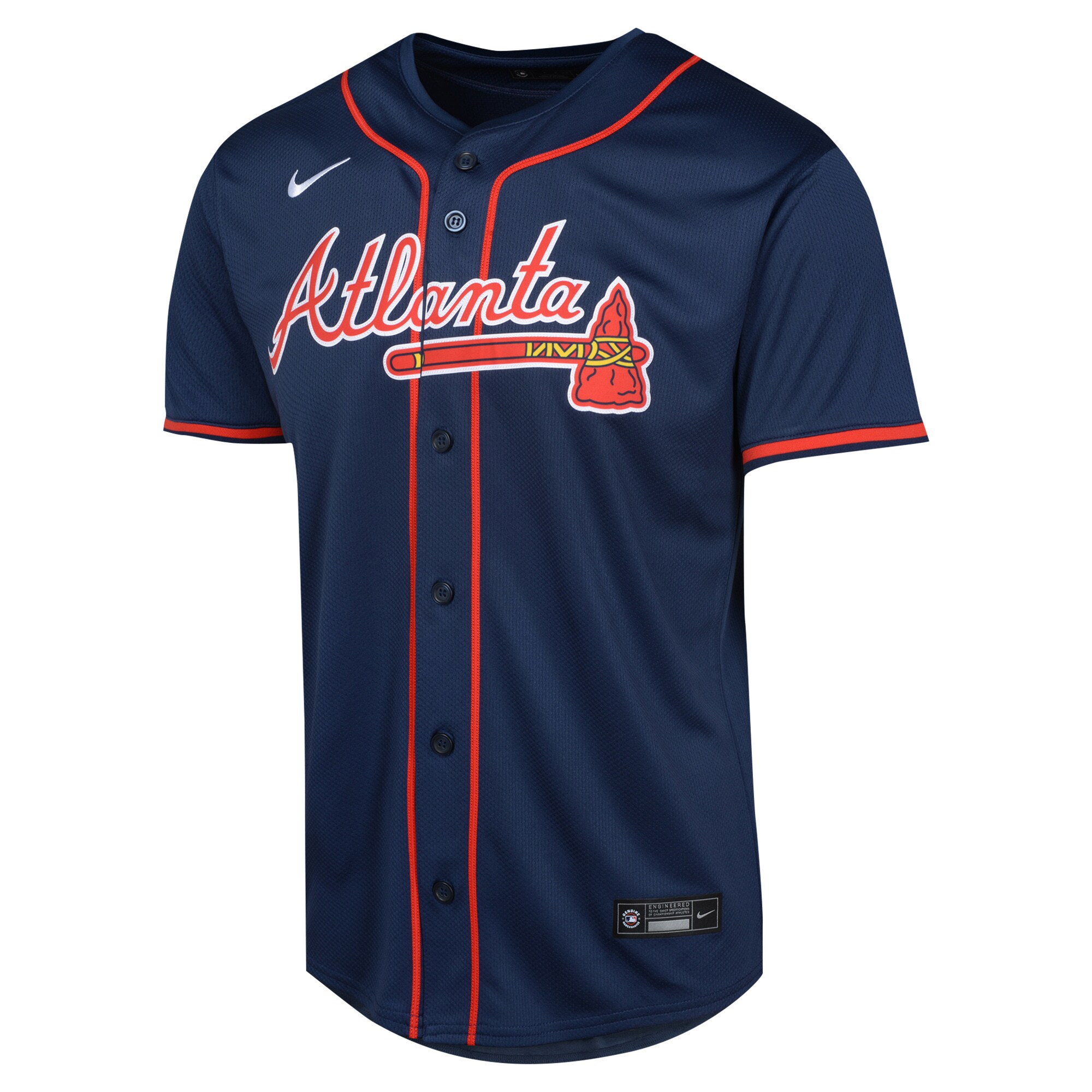 Matt Olson Atlanta Braves Nike Youth Alternate Limited Player Jersey – Navy