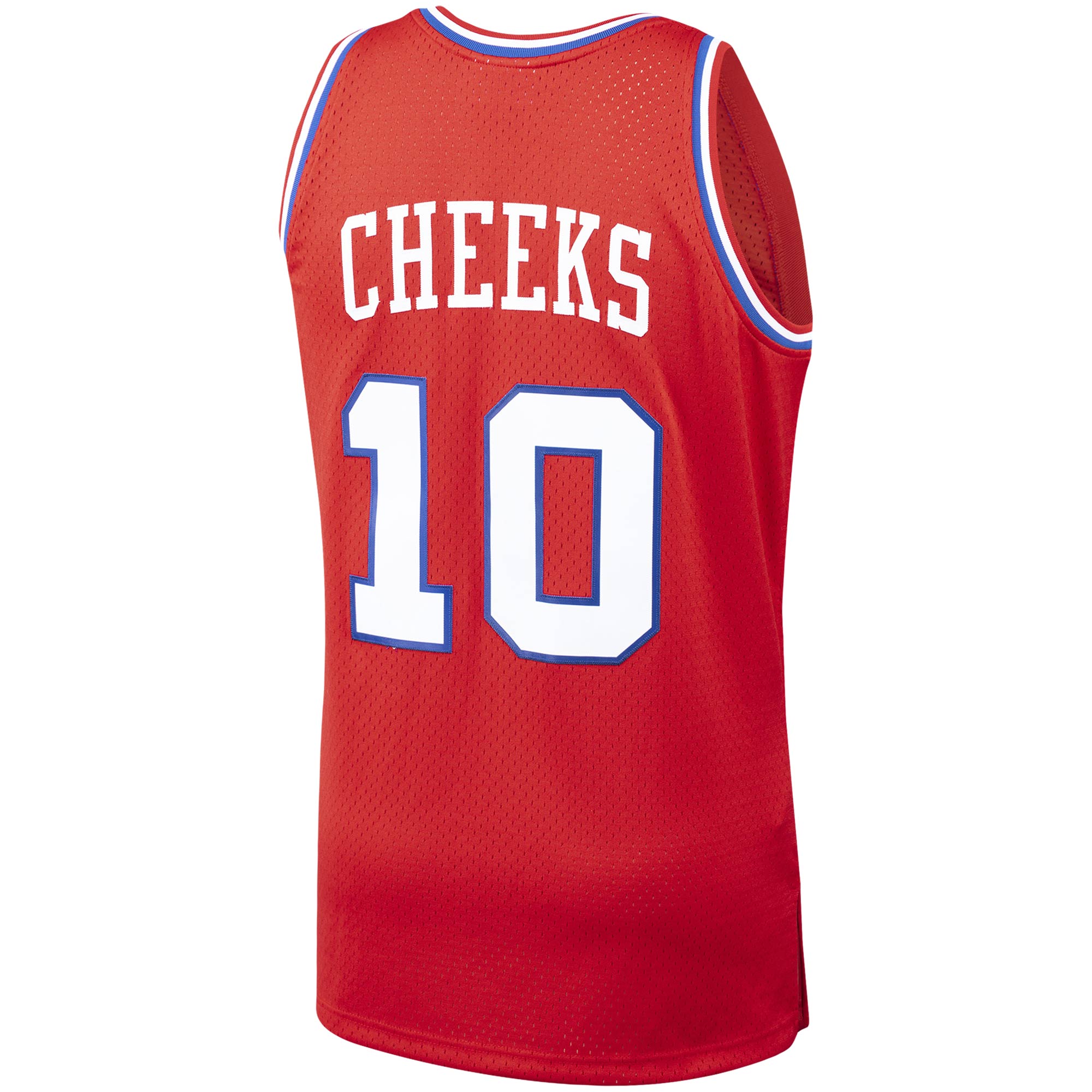 Maurice Cheeks Philadelphia 76ers Mitchell & Ness Hardwood Classics Swingman Jersey – Red Clowdercats