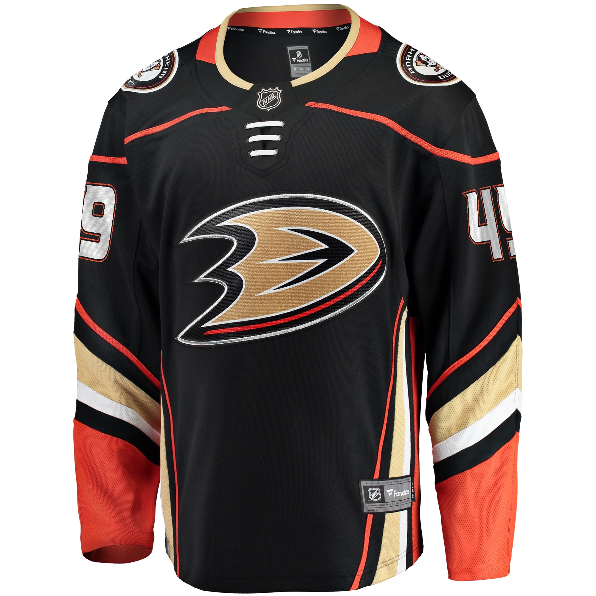 Max Jones Anaheim Ducks Fanatics Home Breakaway Jersey – Black Clowdercats