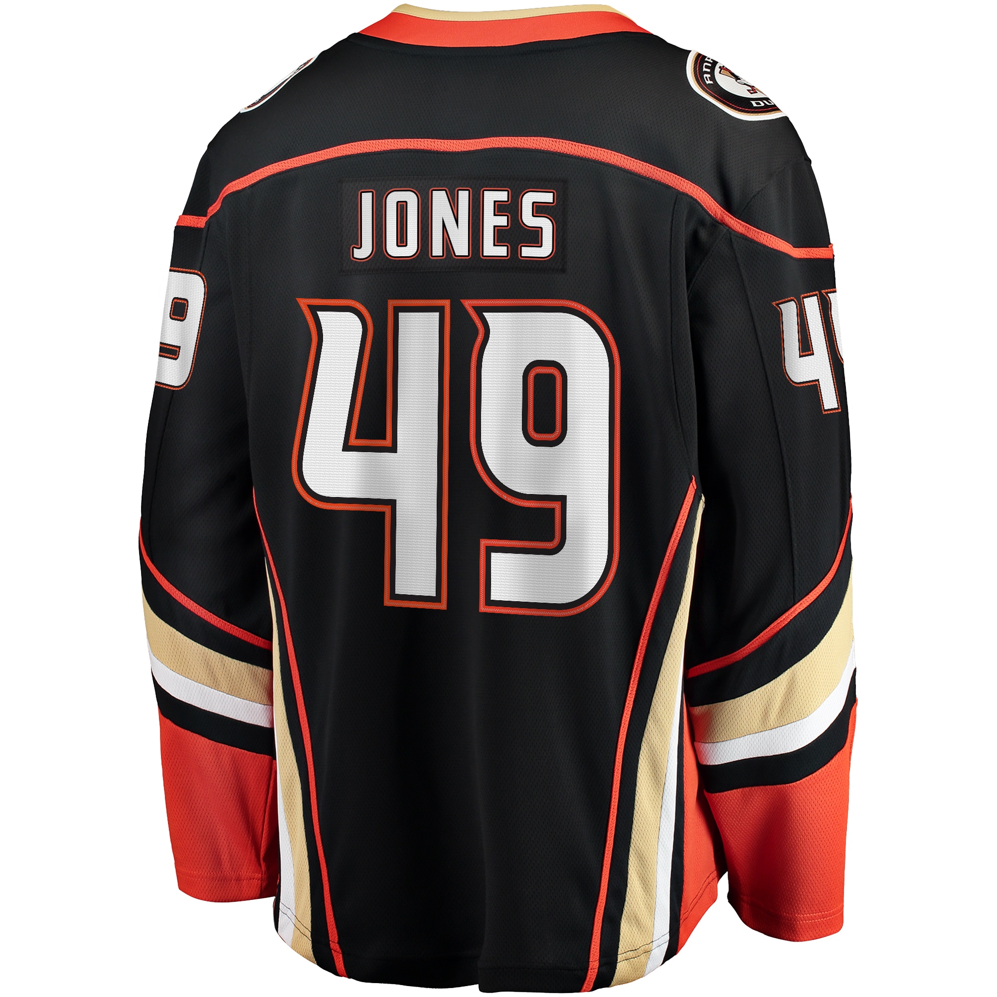 Max Jones Anaheim Ducks Fanatics Home Breakaway Jersey – Black Clowdercats