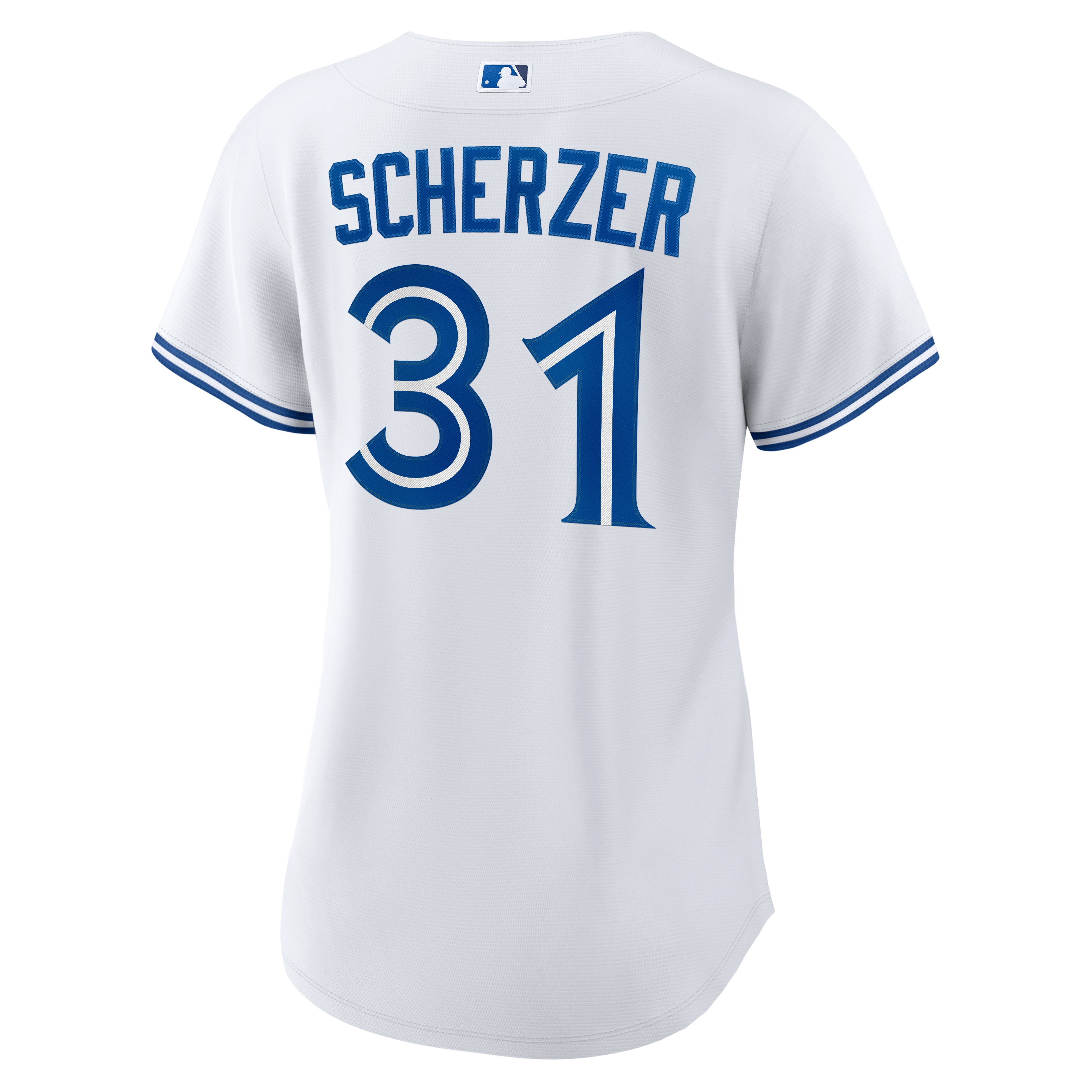 Max Scherzer Toronto Blue Jays Nike Women’s 2025 World Series Home Replica Player Jersey – White