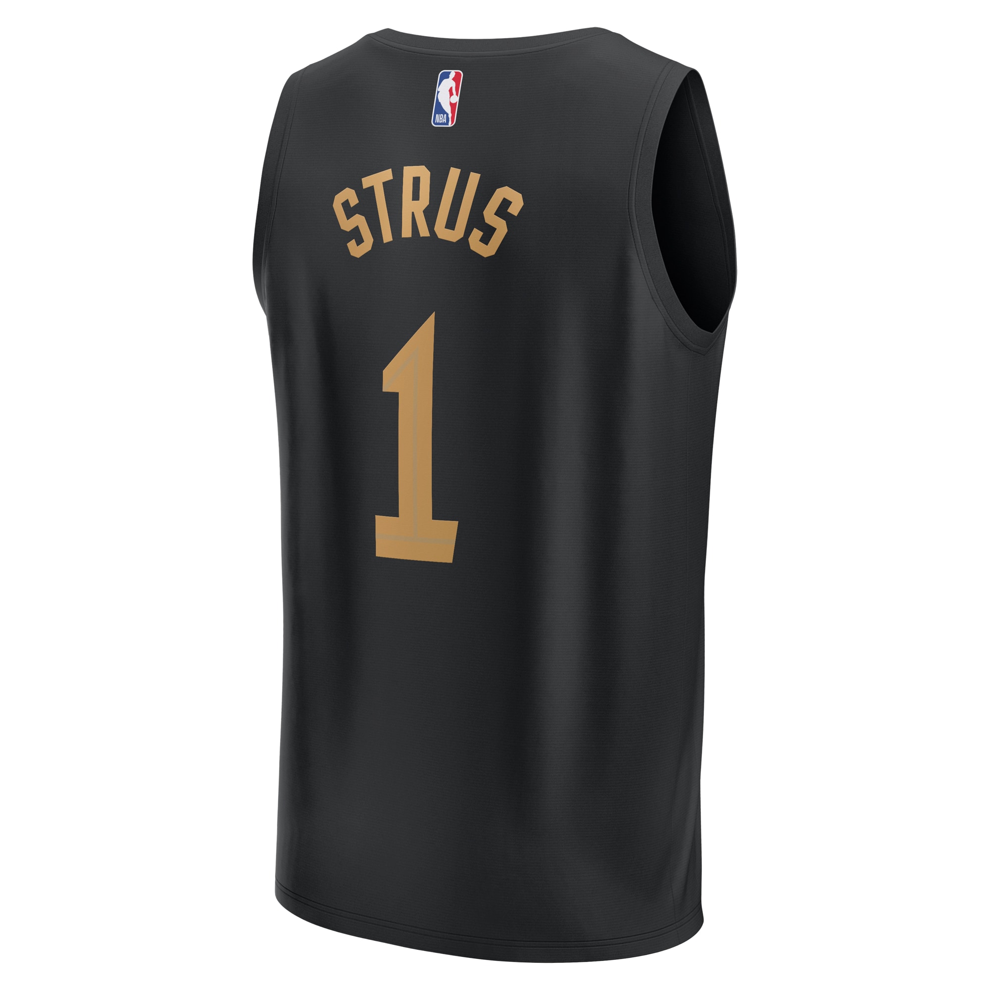 Max Strus Cleveland Cavaliers Fanatics Youth Fast Break Replica Player Jersey – Statement Edition – Black Clowdercats