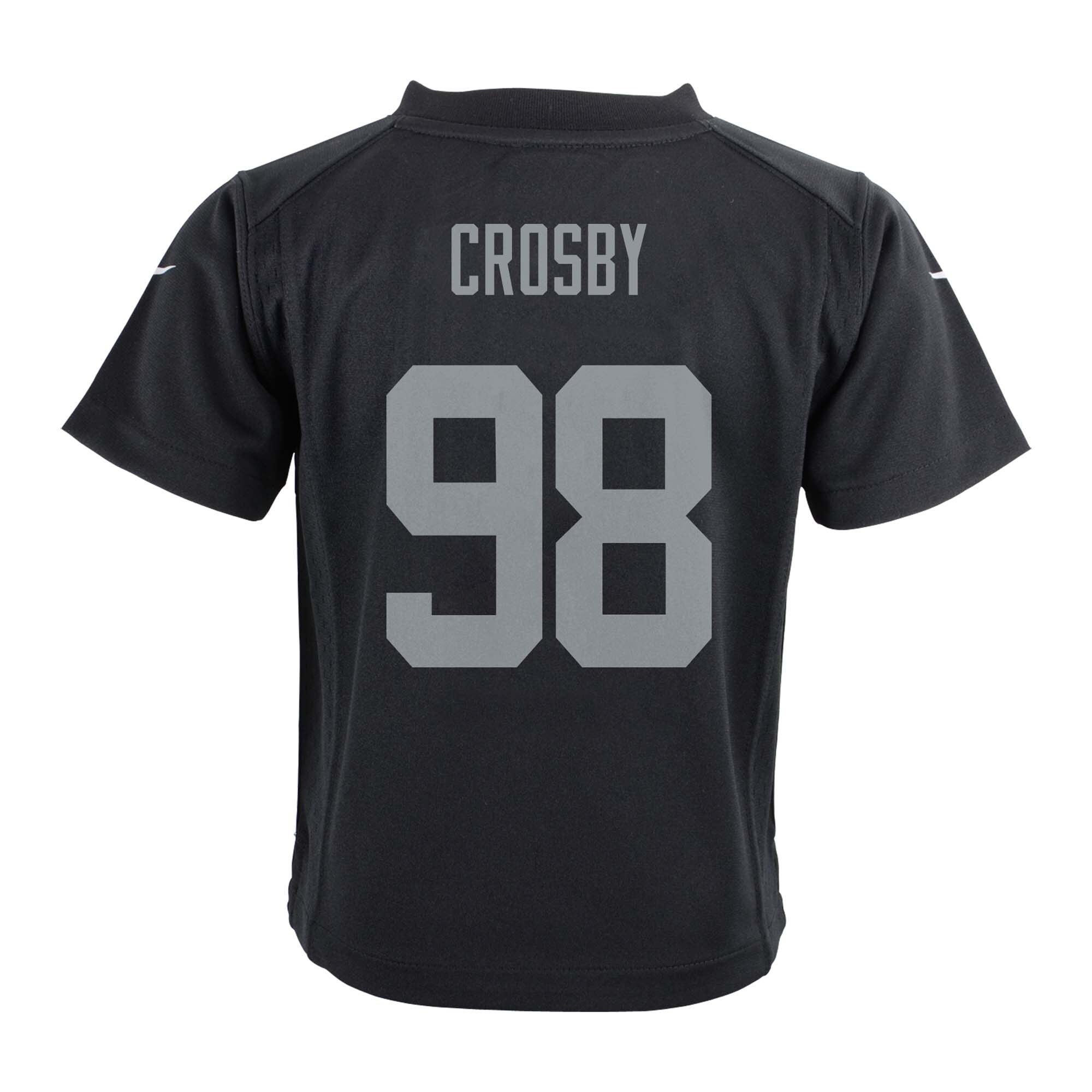 Maxx Crosby Las Vegas Raiders Nike Toddler Game Jersey – Black Clowdercats
