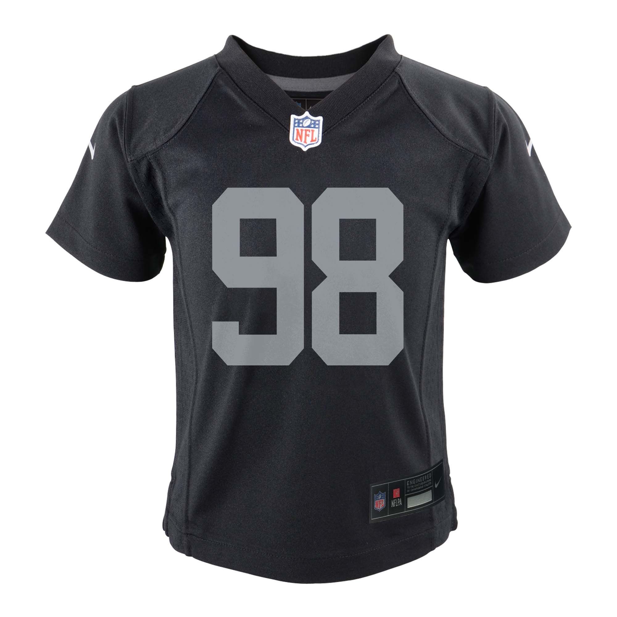 Maxx Crosby Las Vegas Raiders Nike Toddler Game Jersey – Black Clowdercats