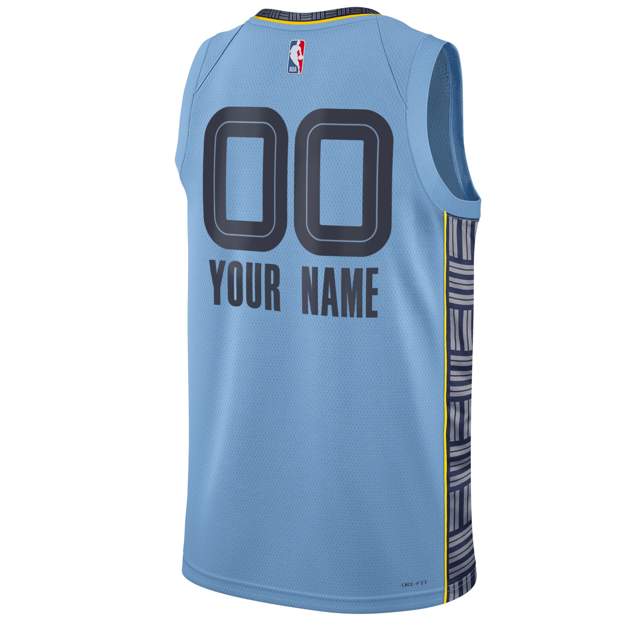 Memphis Grizzlies Jordan Brand Unisex 2022/23 Swingman Custom Jersey – Statement Edition – Blue Clowdercats