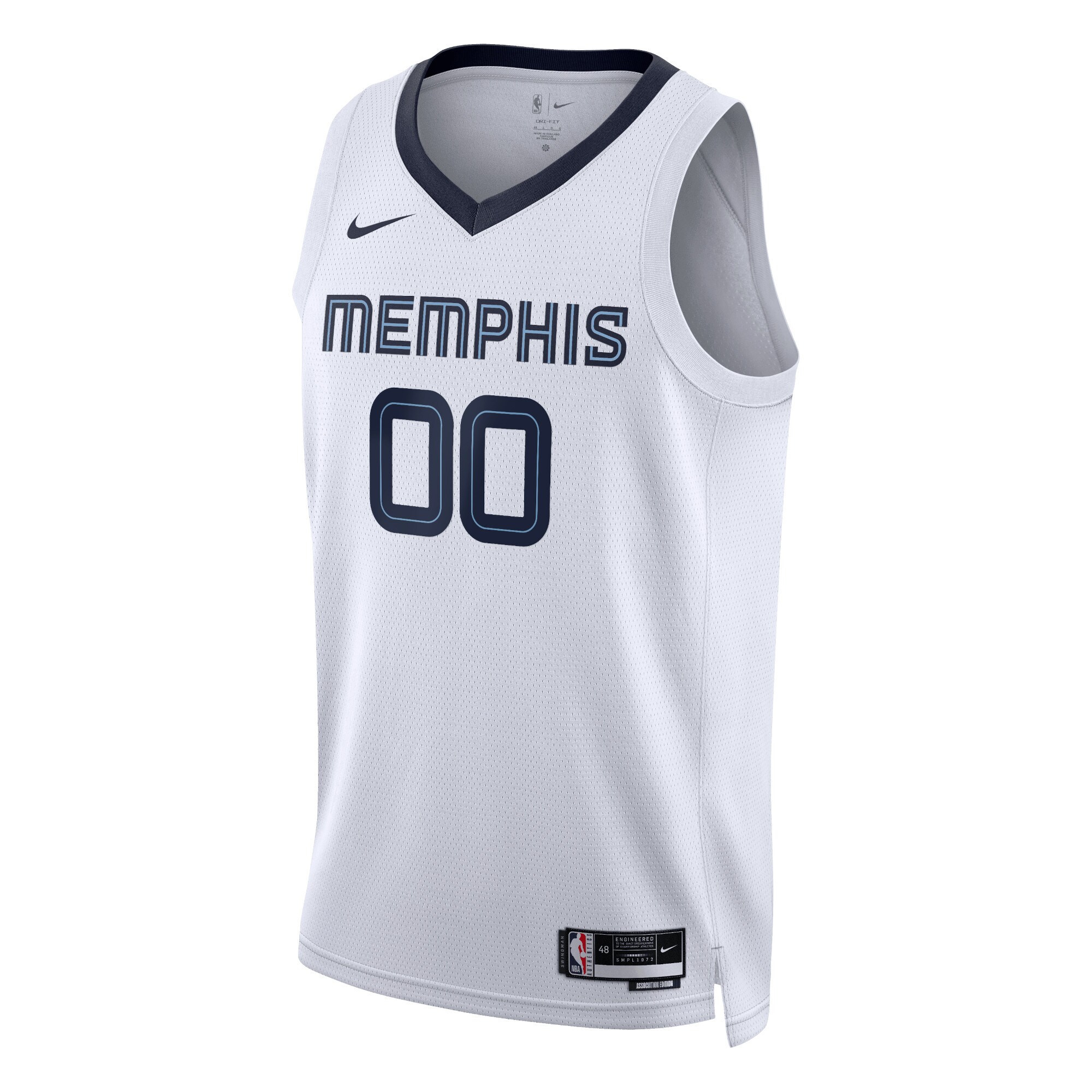 Memphis Grizzlies Nike Unisex Swingman Custom Jersey White – Association Edition Clowdercats
