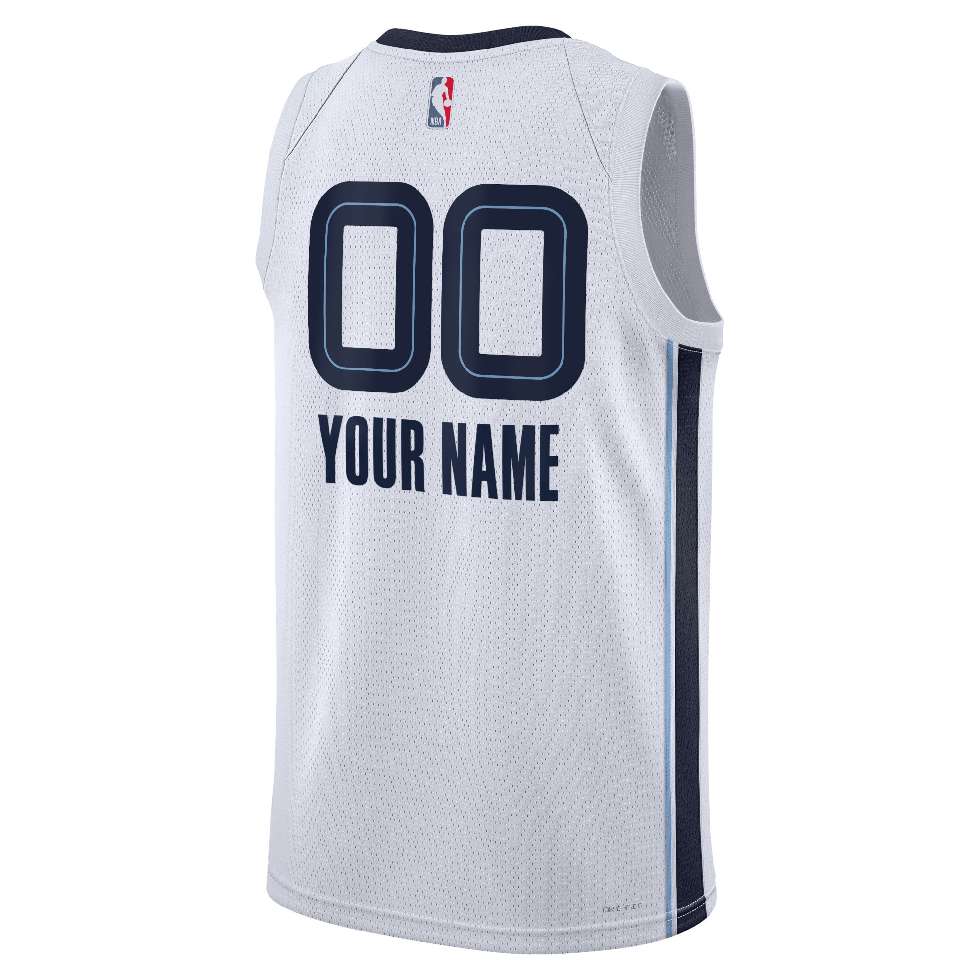 Memphis Grizzlies Nike Unisex Swingman Custom Jersey White – Association Edition Clowdercats