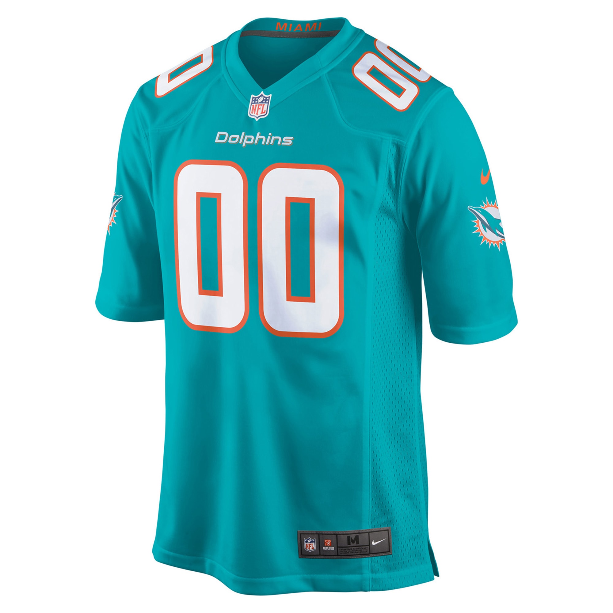 Miami Dolphins Nike Youth Custom Game Jersey – Aqua Clowdercats