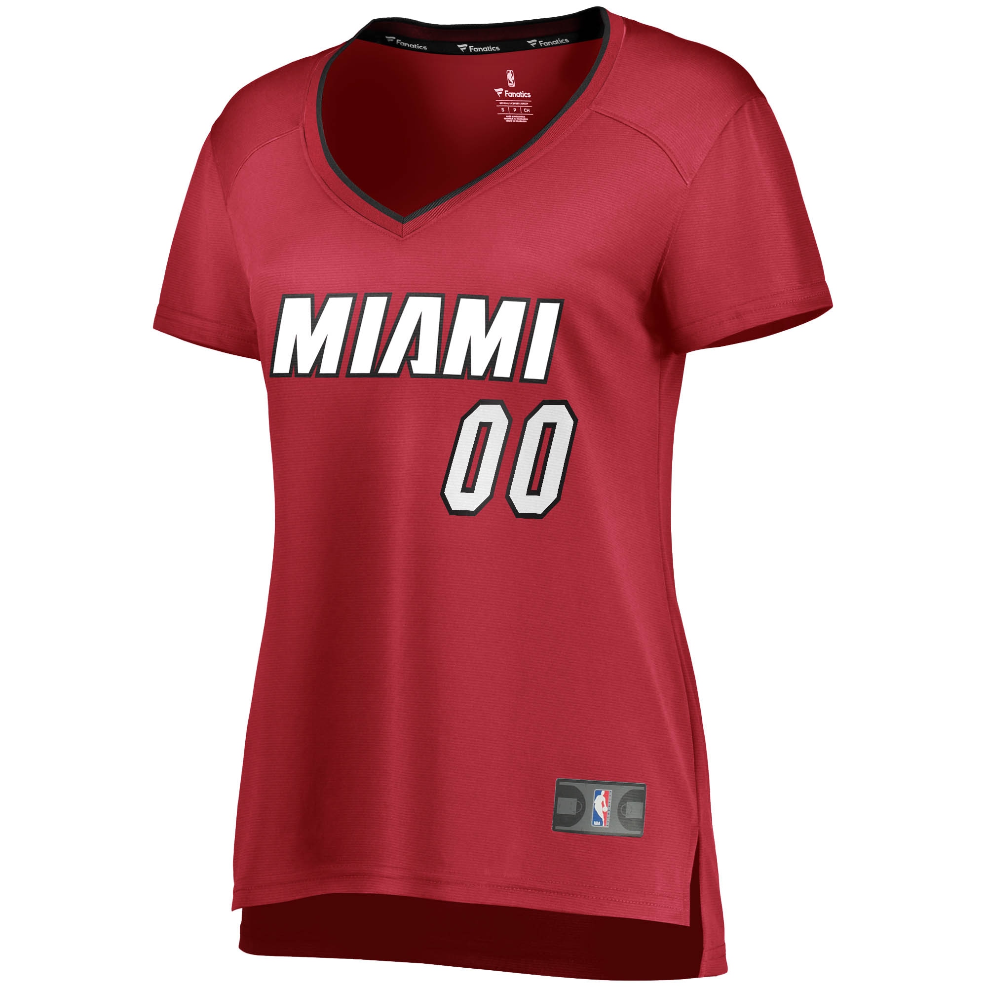 Miami Heat Fanatics Women’s Fast Break Replica Custom Jersey Wine – Statement Edition Clowdercats