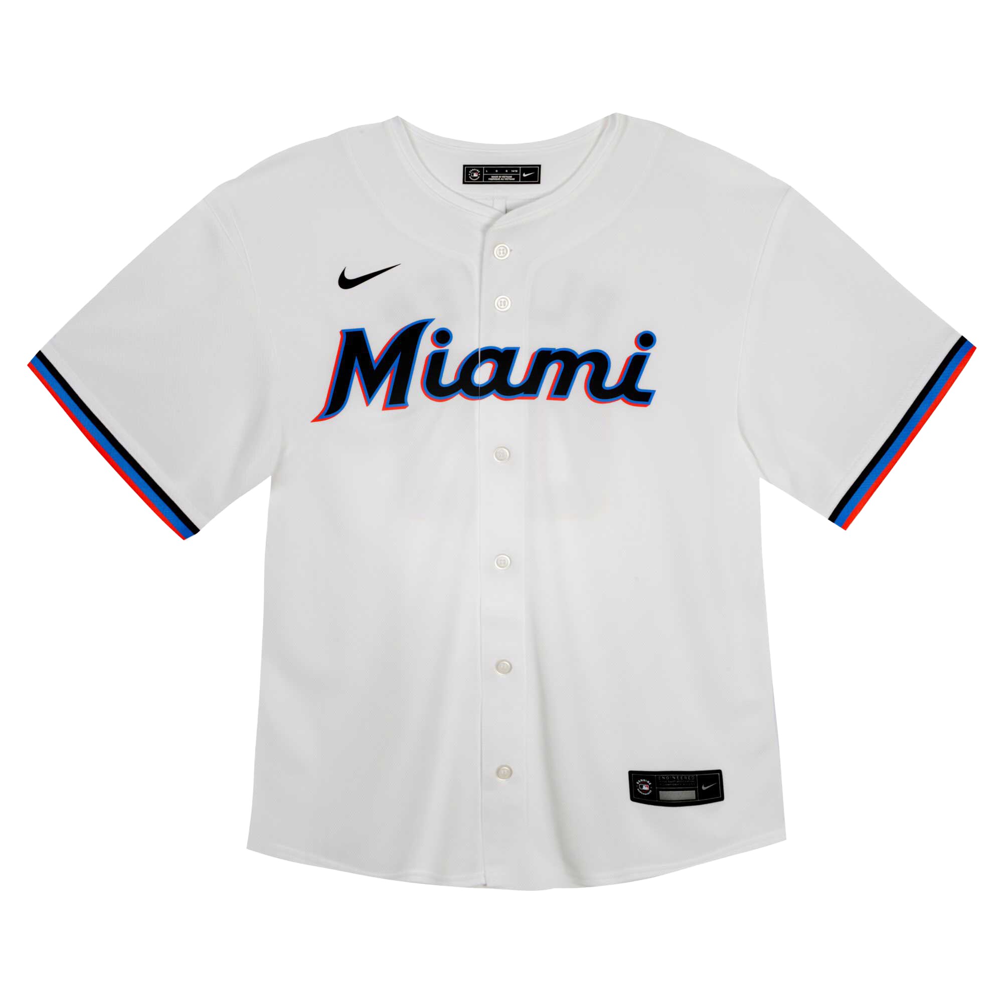 Miami Marlins Nike Youth Home Game Jersey – White