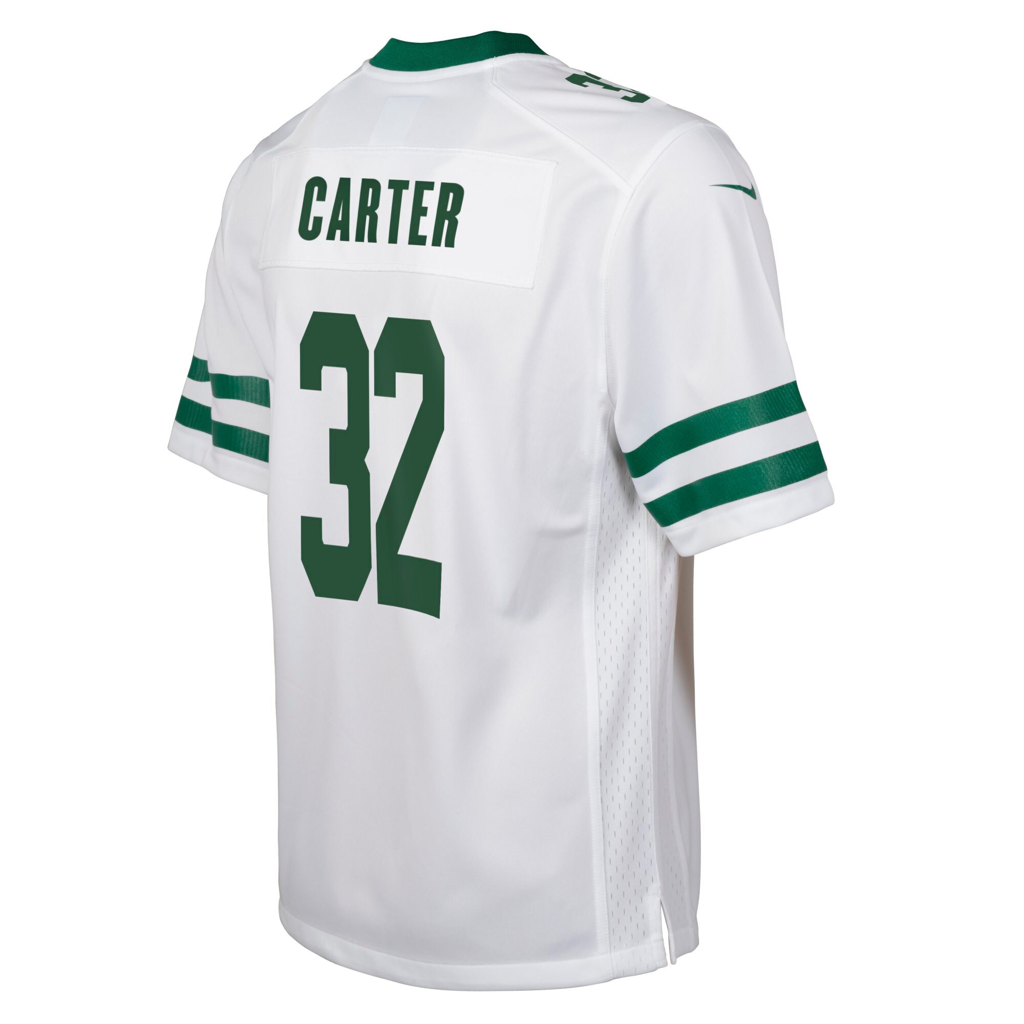 Michael Carter New York Jets Nike Youth Game Jersey – Legacy White Clowdercats
