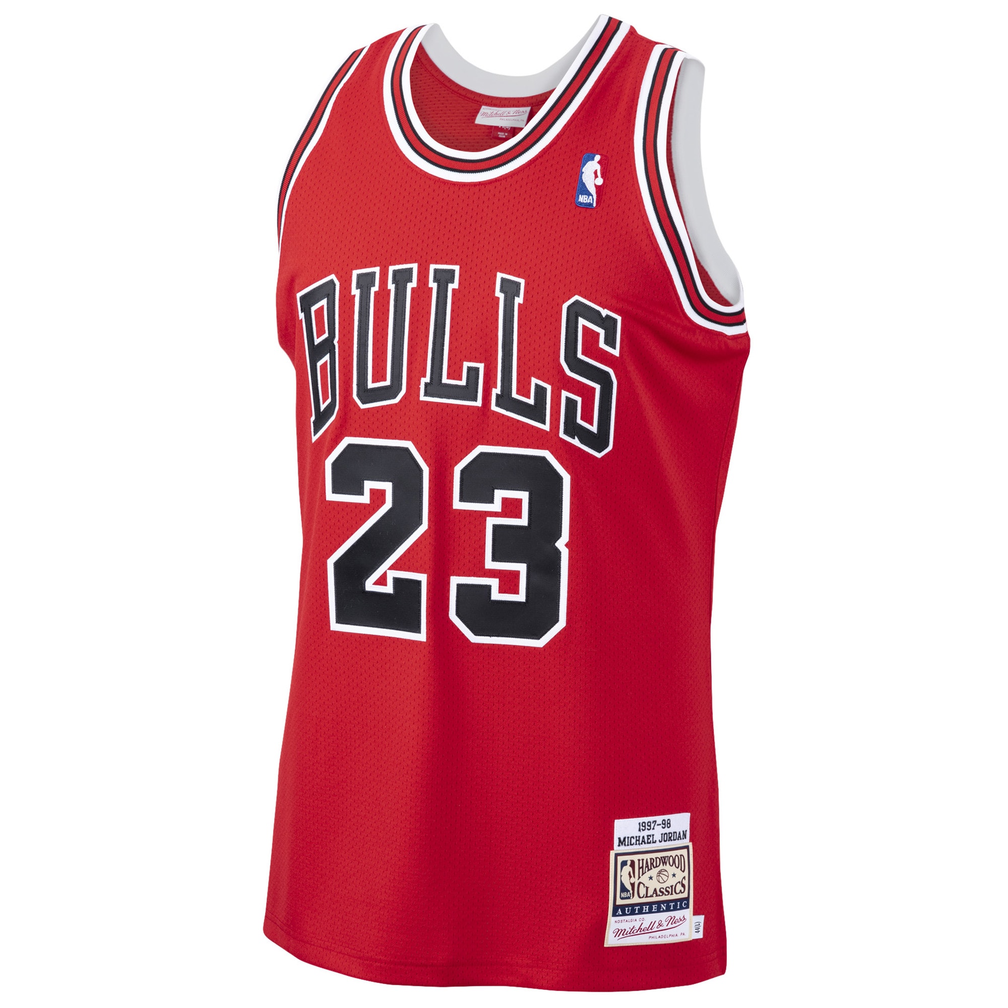 Michael Jordan Chicago Bulls Mitchell & Ness 1997/98 Hardwood Classics Authentic Jersey – Scarlet Clowdercats