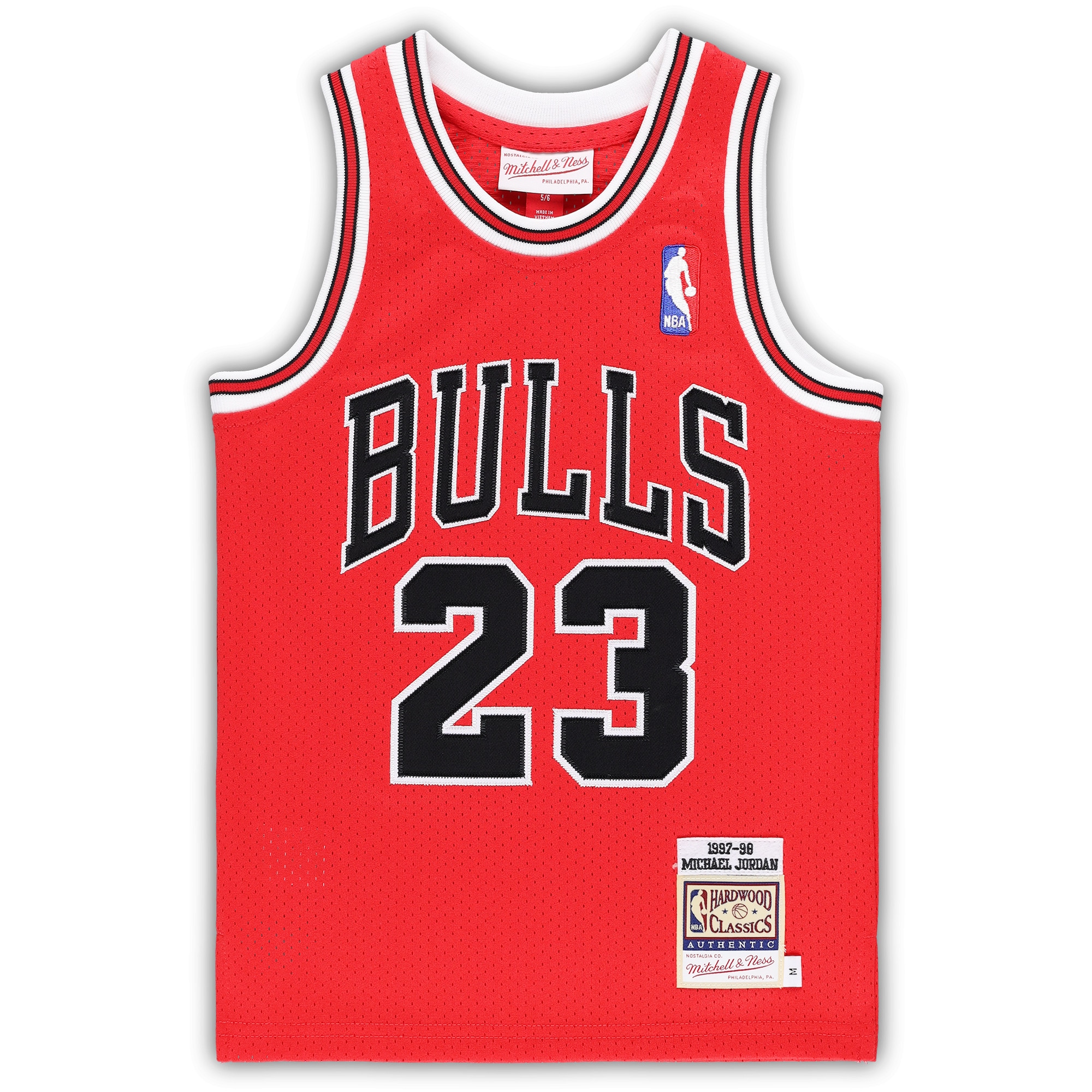 Michael Jordan Chicago Bulls Mitchell & Ness Preschool 1997/98 Hardwood Classics Authentic Jersey – Red Clowdercats