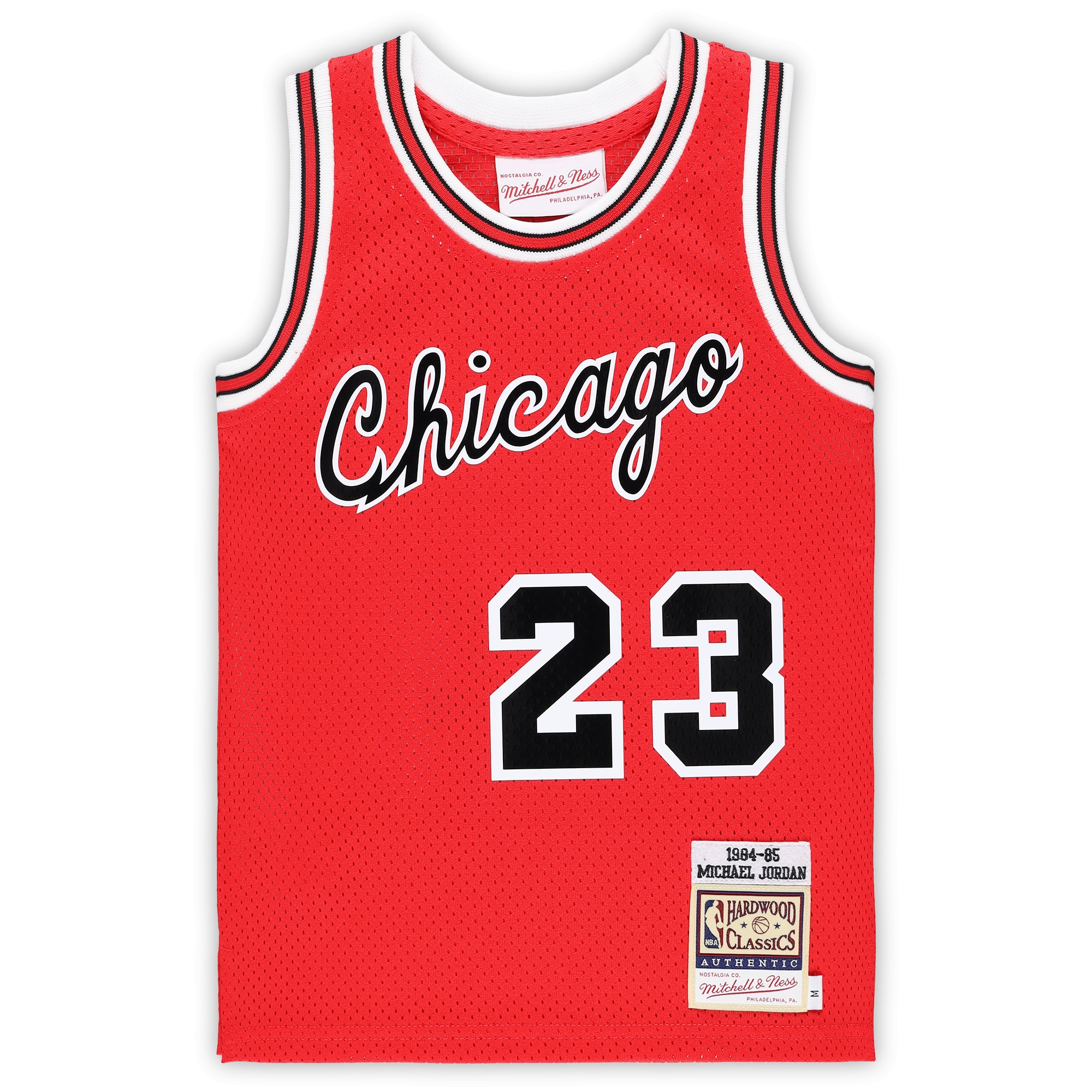 Michael Jordan Chicago Bulls Mitchell & Ness Preschool Hardwood Classics 1984/85 Authentic Swingman Jersey – Red Clowdercats