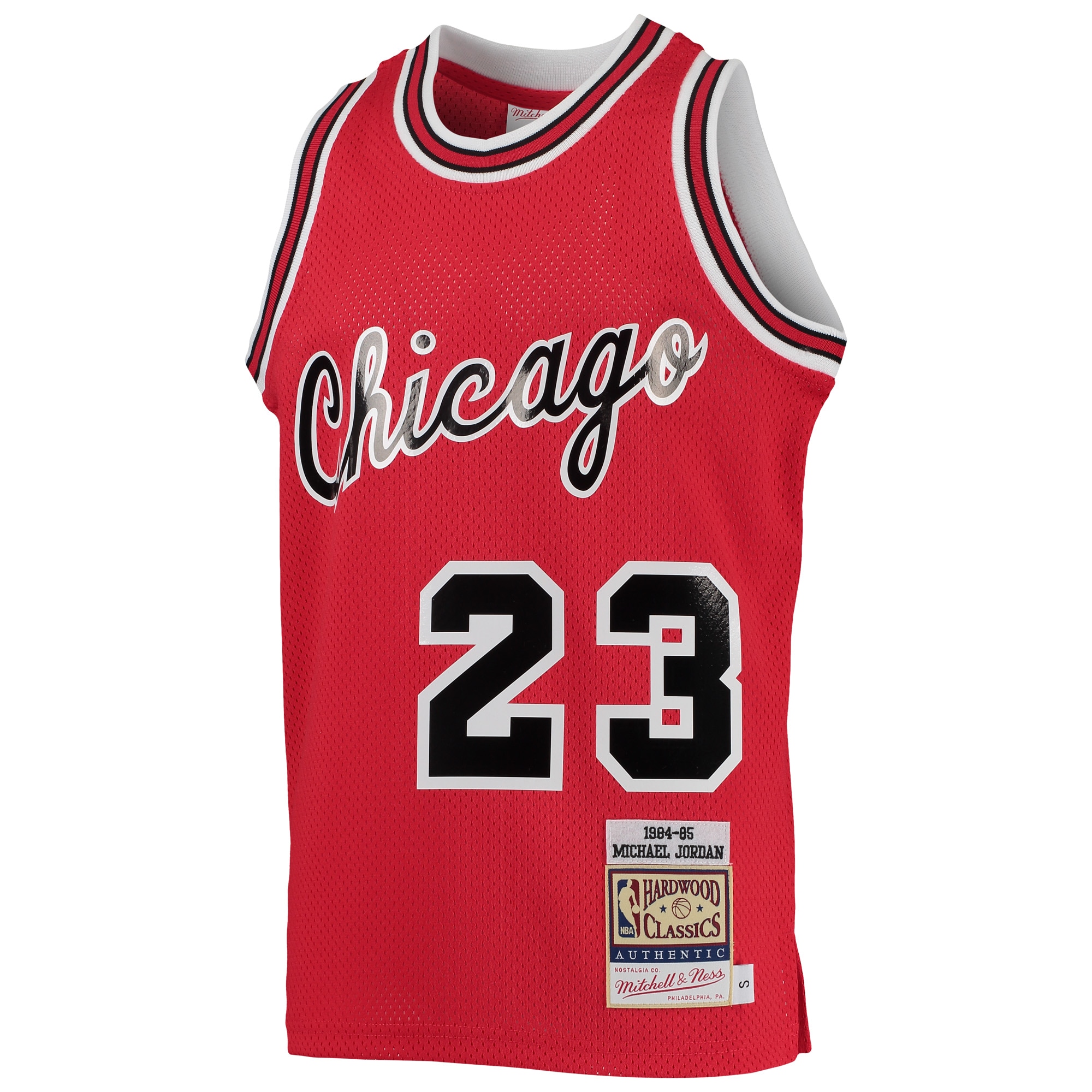 Michael Jordan Chicago Bulls Mitchell & Ness Youth 1984/85 Hardwood Classics Authentic Jersey – Red Clowdercats