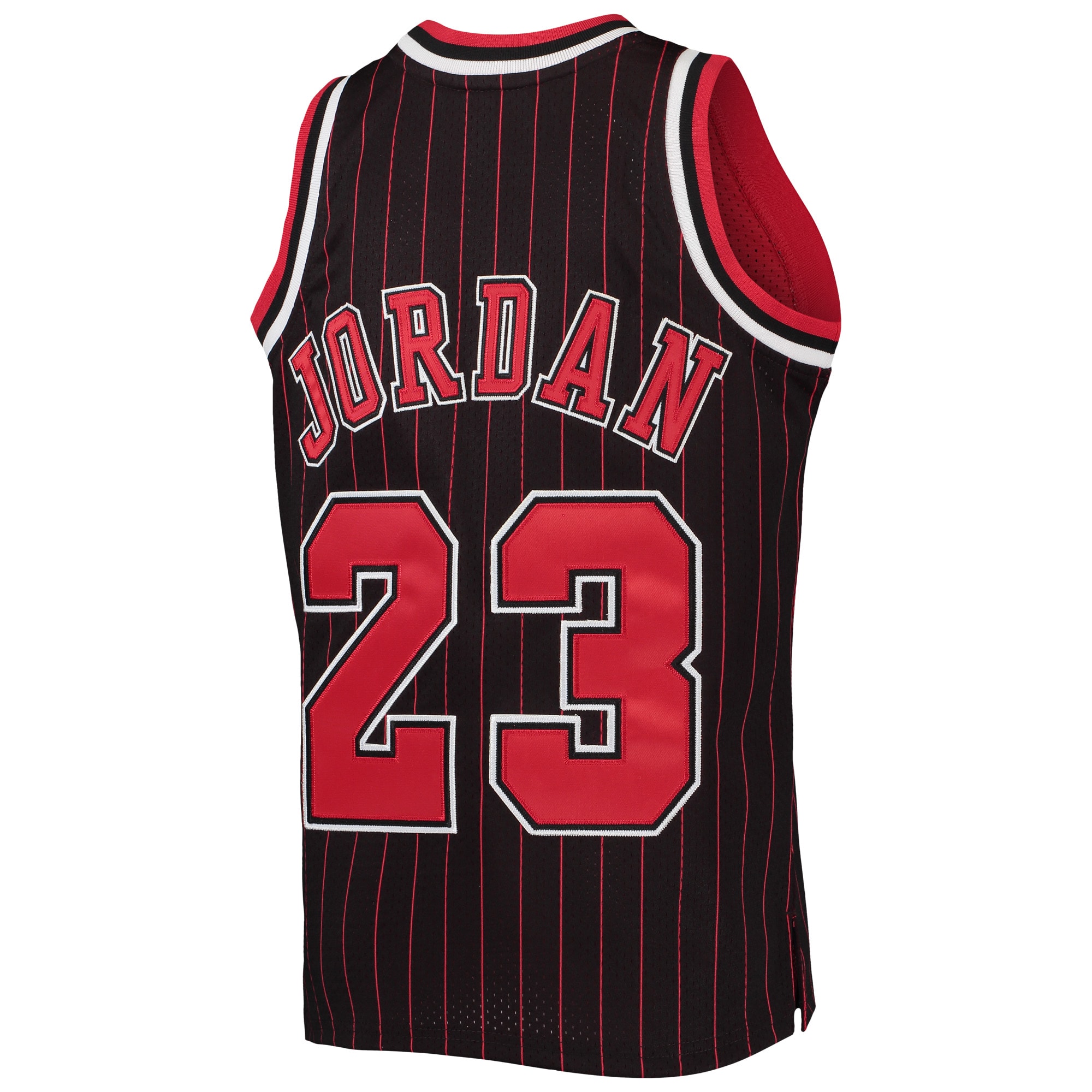 Michael Jordan Chicago Bulls Mitchell & Ness Youth 1996-97 Hardwood Classics Authentic Jersey – Black/Red Clowdercats
