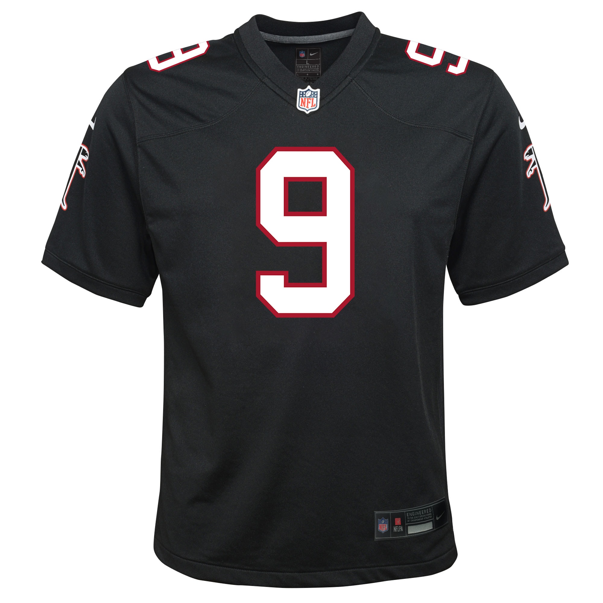 Michael Penix Jr. Atlanta Falcons Nike Youth Alternate Game Jersey – Black Clowdercats