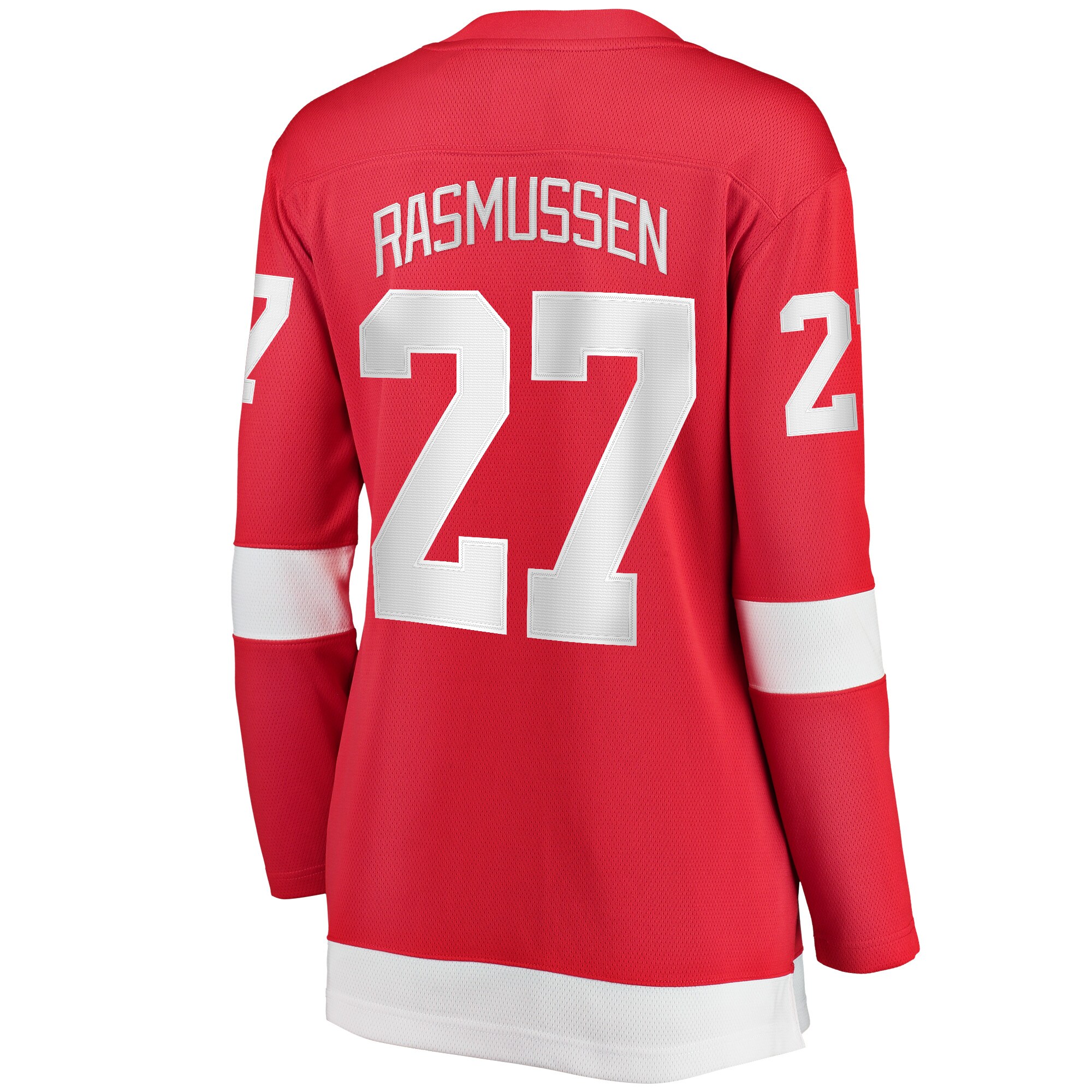 Michael Rasmussen Detroit Red Wings Fanatics Women’s Home Breakaway Player Jersey – Red Clowdercats