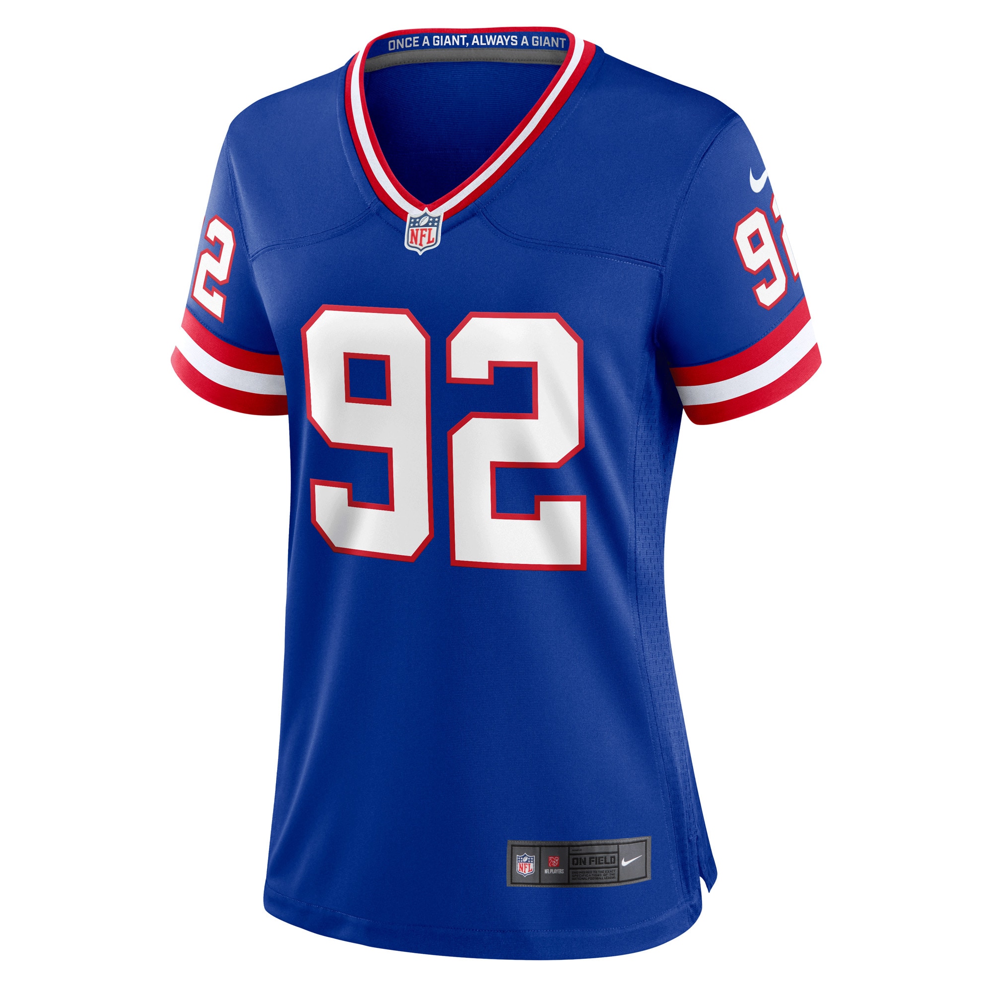 Michael Strahan New York Giants Nike Women’s Classic Retired Player Game Jersey – Royal Clowdercats