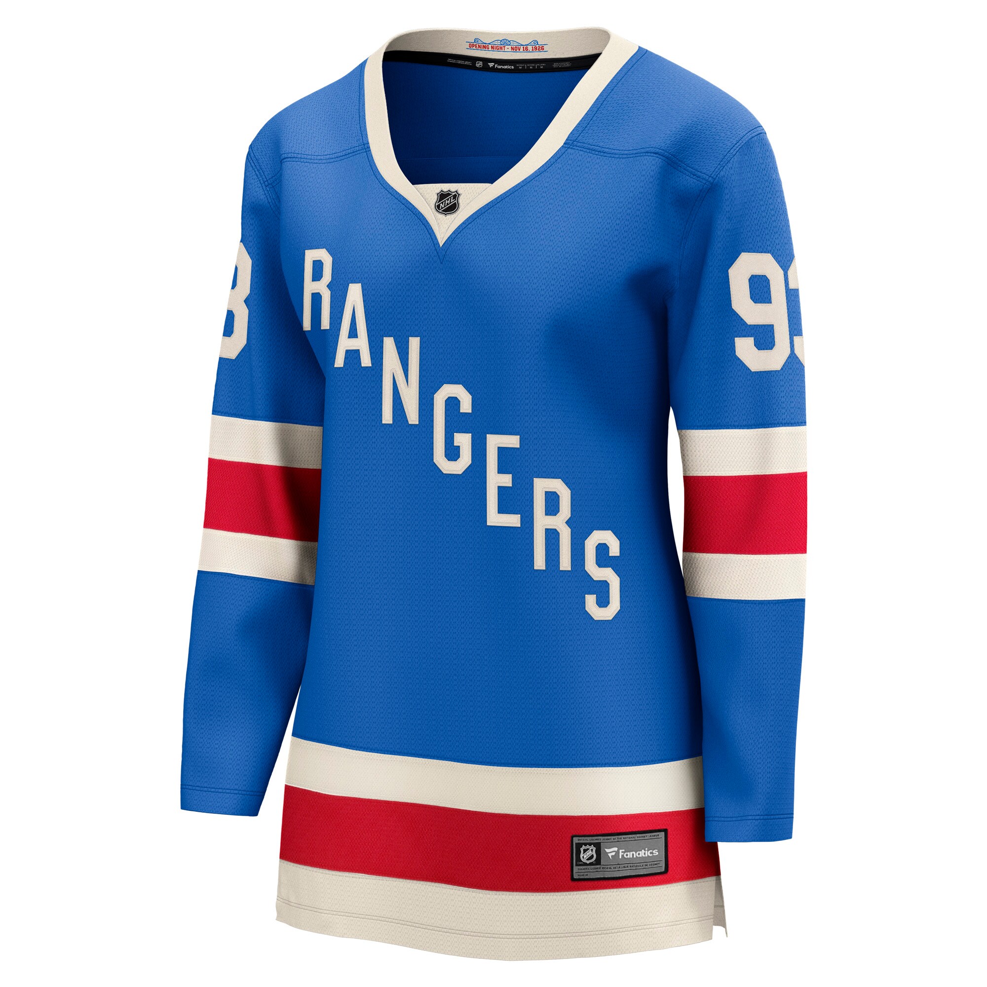 Mika Zibanejad New York Rangers Fanatics Women’s Centennial Breakaway Jersey – Blue Clowdercats