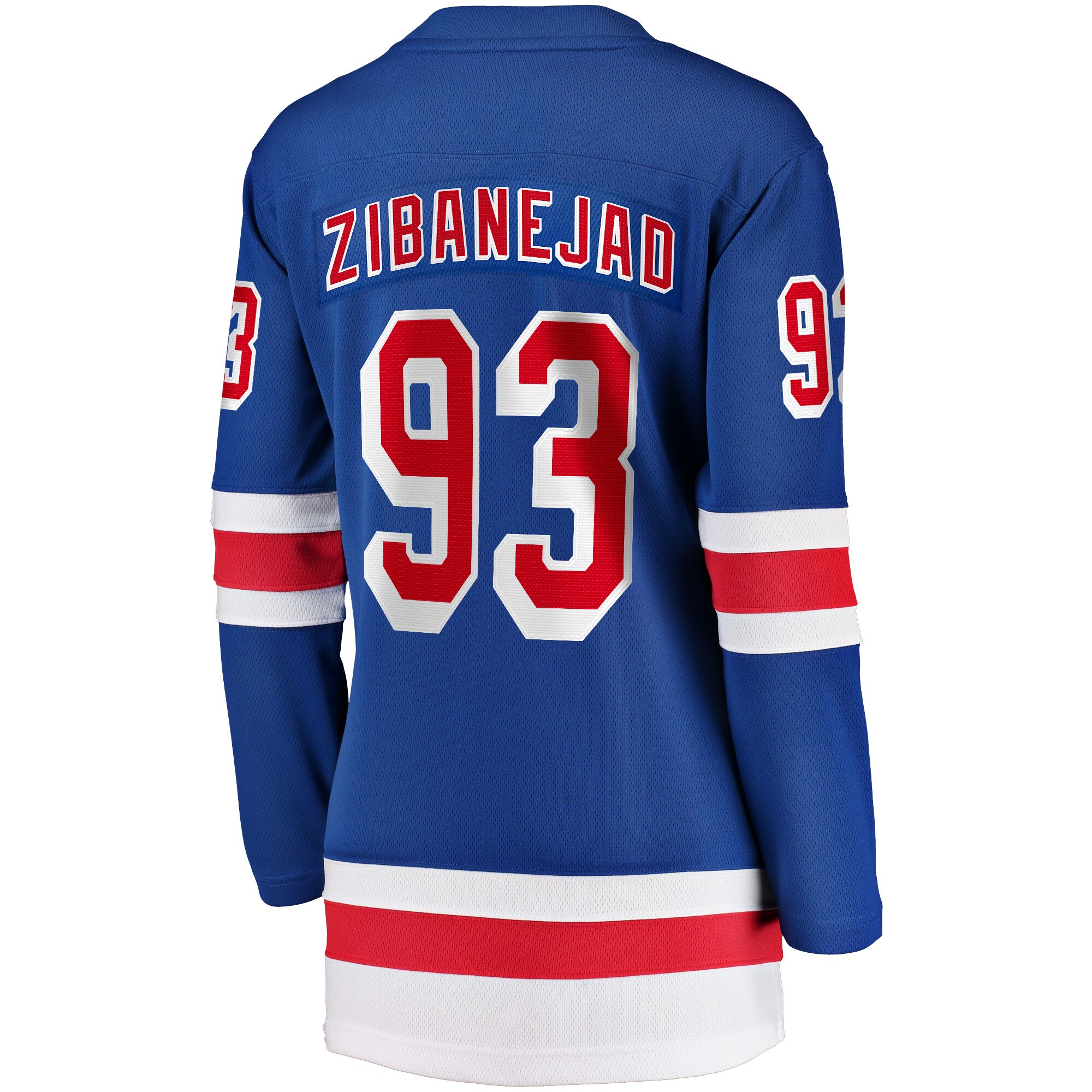 Mika Zibanejad New York Rangers Fanatics Women’s Home Breakaway Jersey – Blue Clowdercats